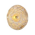 KOLARZ Luna wall lamp, cream-coloured, Ø 62 cm, glass/metal