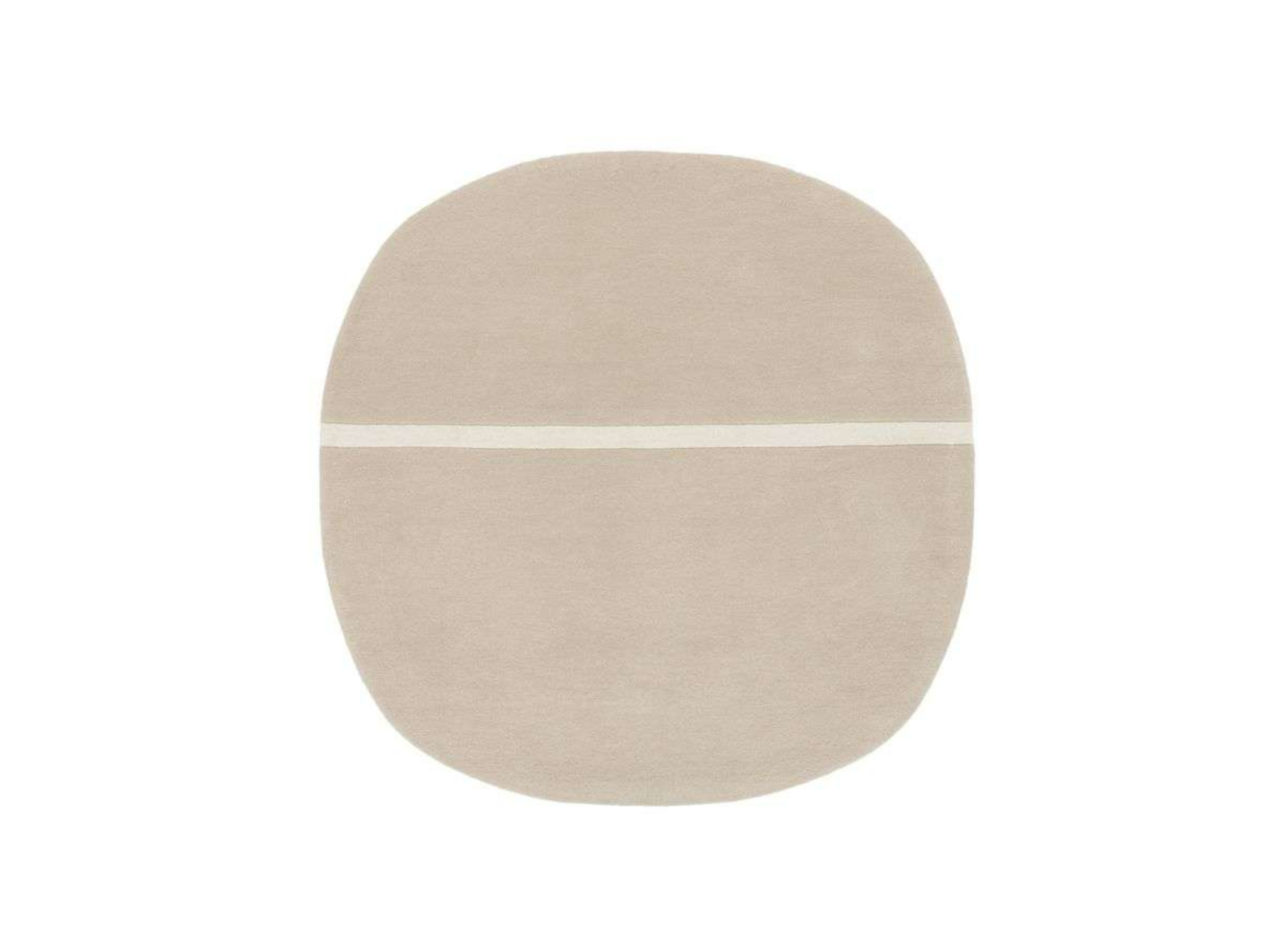 Oona Teppich 140x140 Sand - Normann Copenhagen