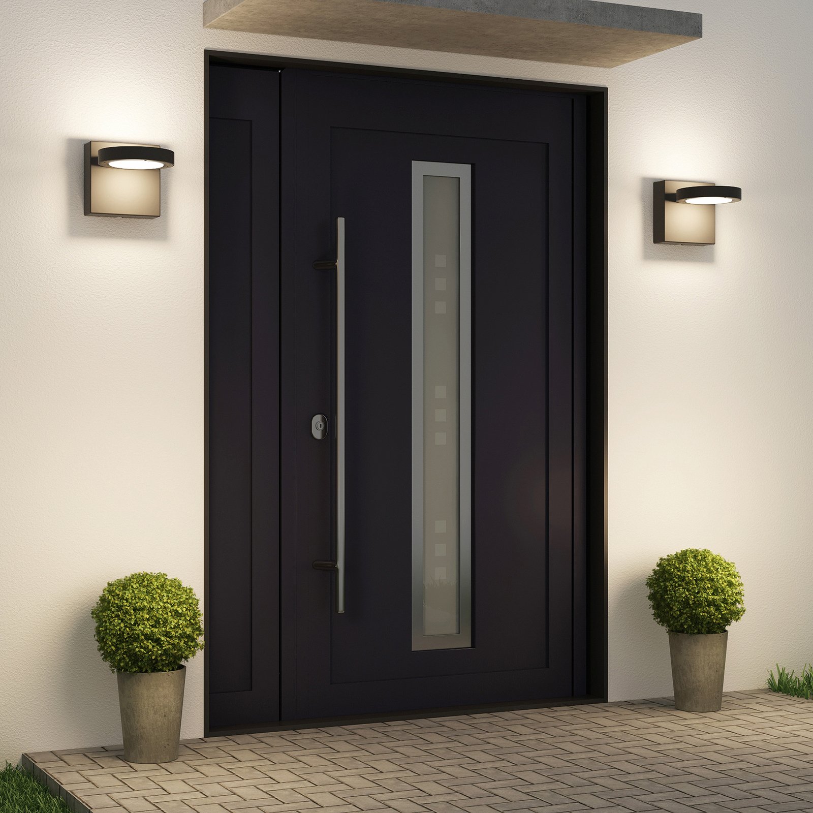 Belna LED OutdoorWall Lamp Graphite - Lucande
