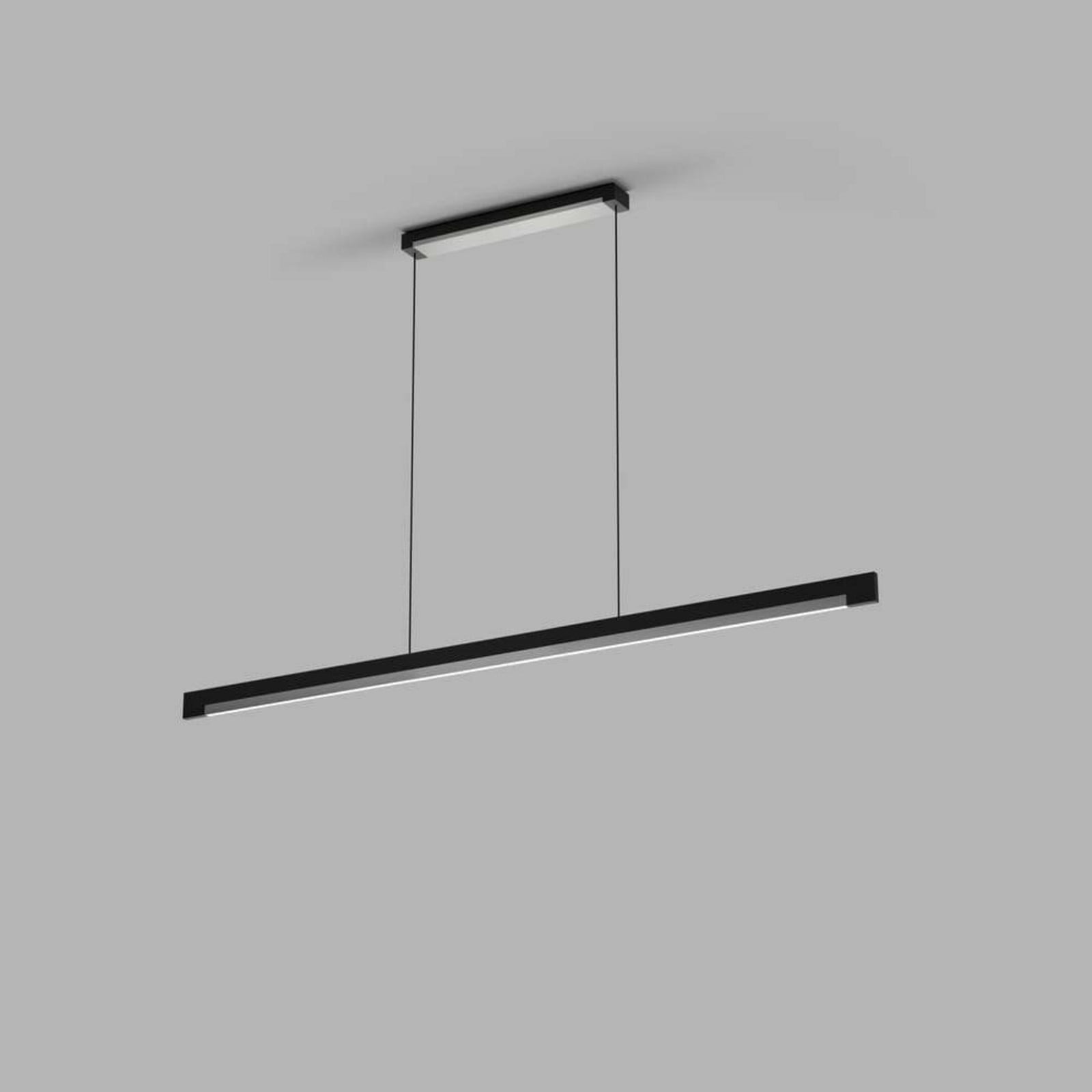 Inlay S1400 Linear Hängelampe, schwarz/silber LIGHT-POINT - Esszimmer - Aluminium