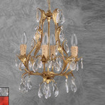 Edler Kronleuchter PISA gold