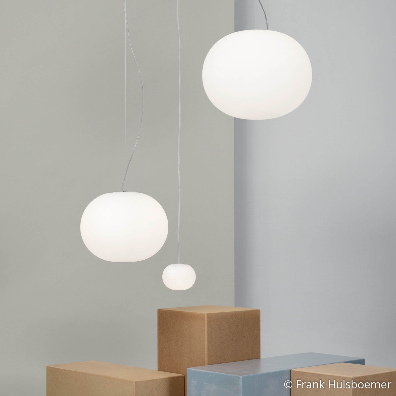 Glo-Ball S1 Pendelleuchte White - Flos