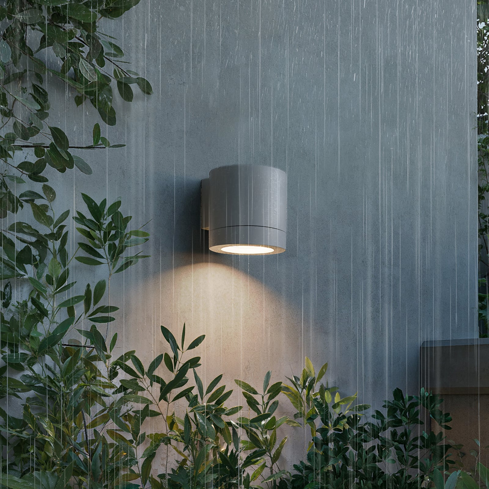 Philips Fylx kültéri fali lámpa, fehér, fém, IP44, GU10