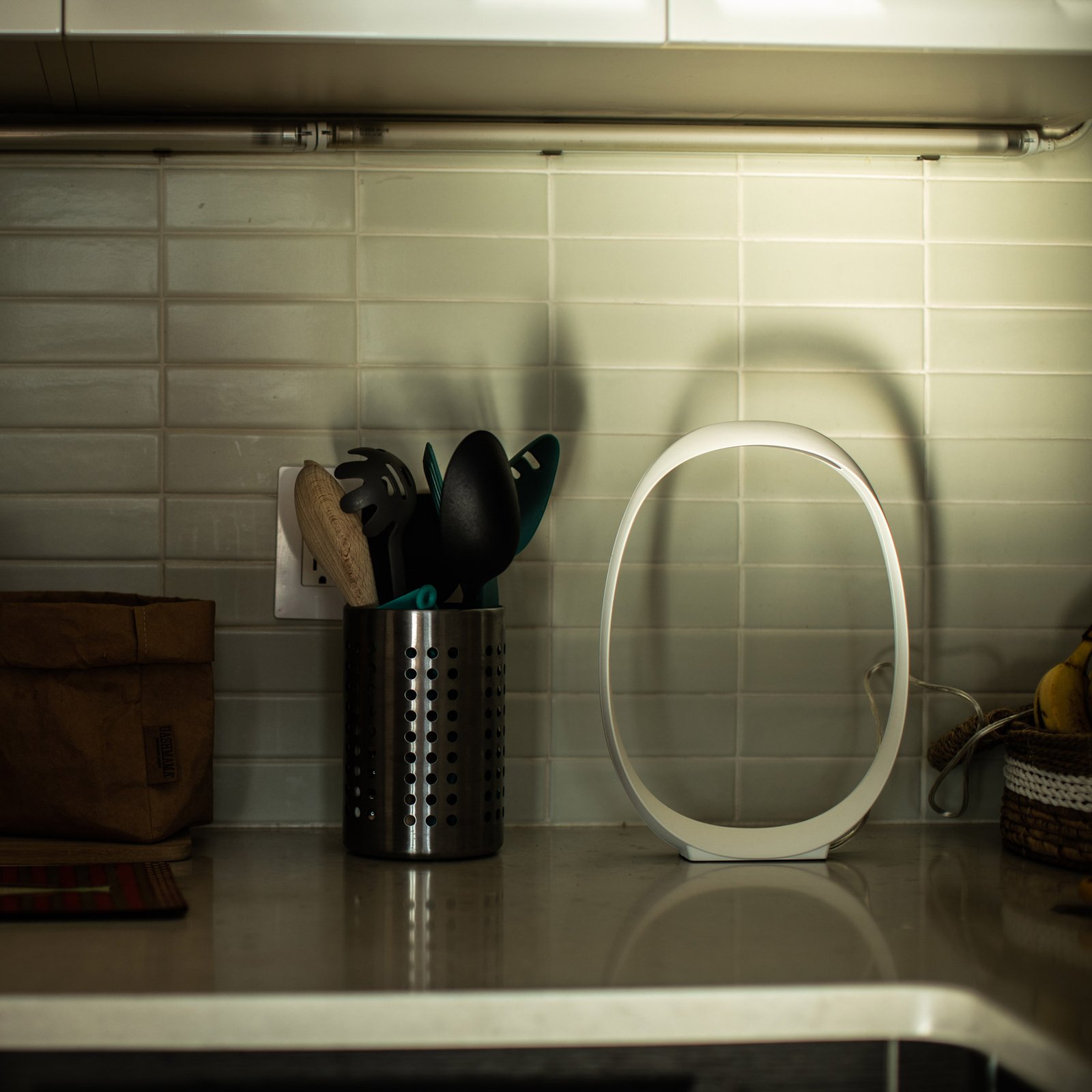 Anisha LED Lámpara de Sobremesa Grande Blanco - Foscarini