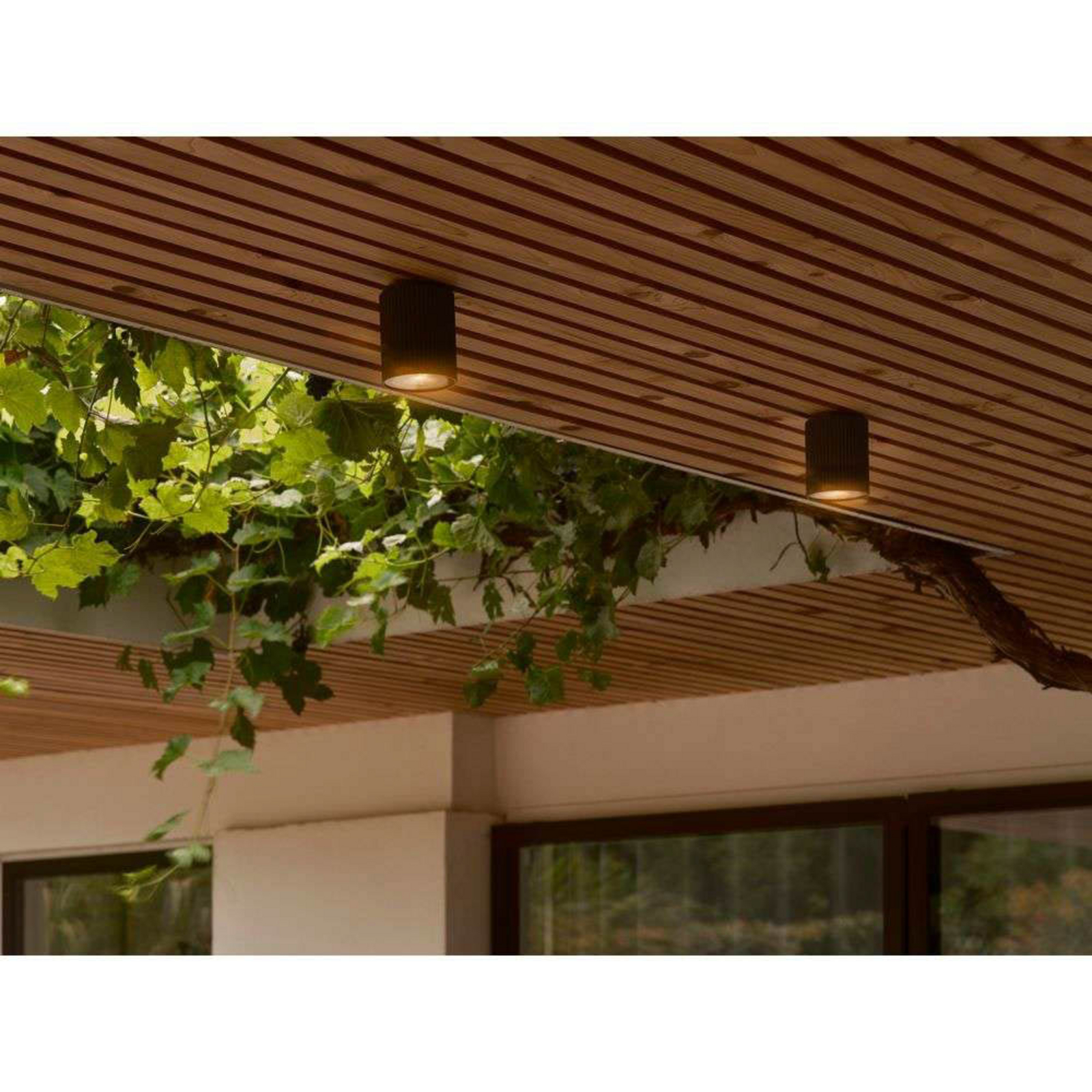 Kyklop Ripple Draußen Deckenleuchte Schwarz - Nordlux