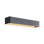 Karam LED Candeeiro de Parede W53 Black/Gold - Arcchio