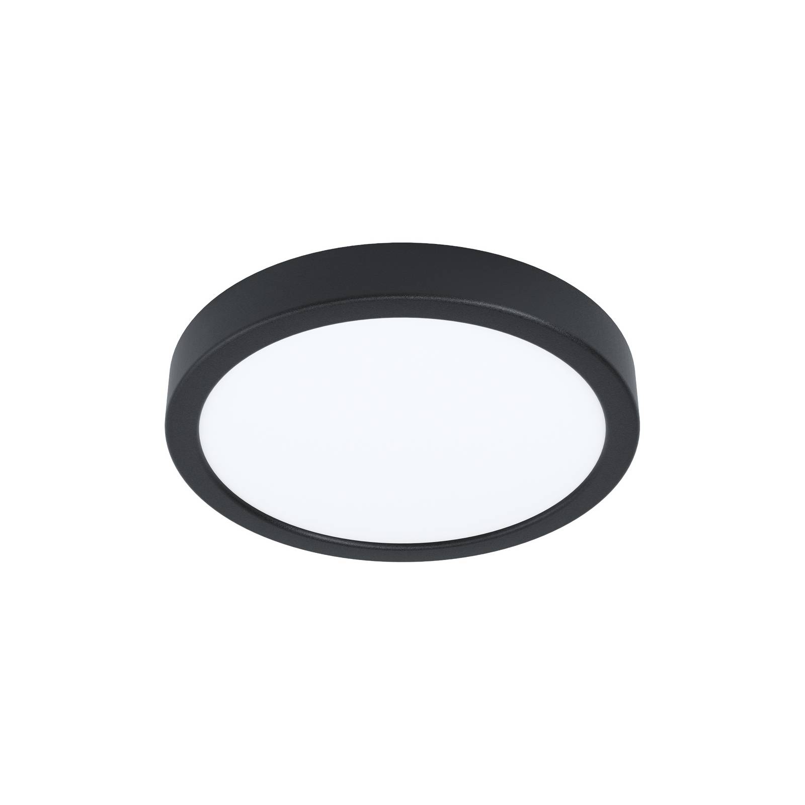 EGLO connect Oprawa natynkowa LED Fueva 6-Z, czarna, Ø21cm