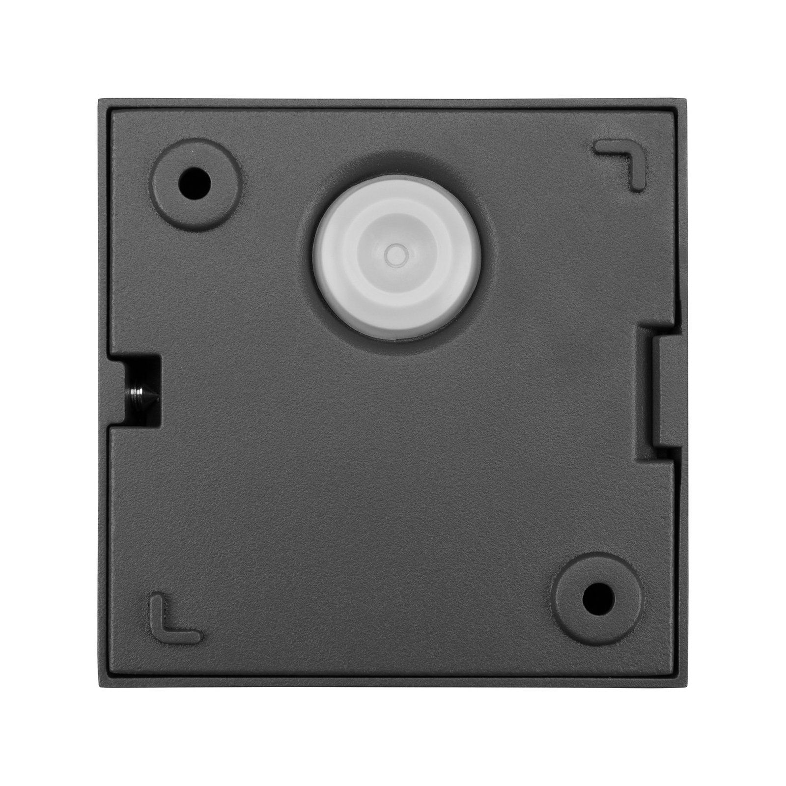 SLV LED-Deckenlampe S-Cube, anthrazit, Alu, Länge 9,5 cm