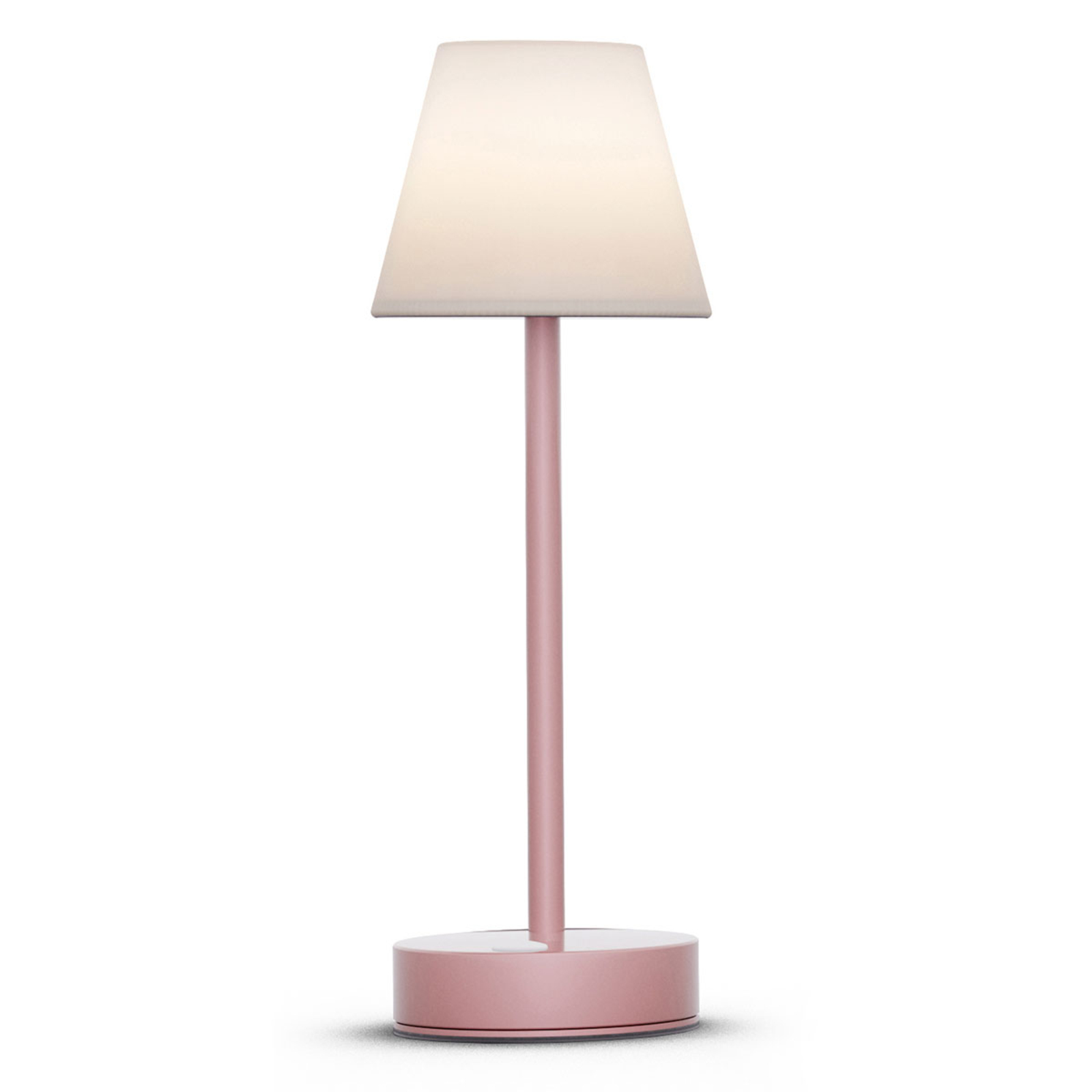 Newgarden Lola Slim -LED-pöytälamppu, ruusukulta