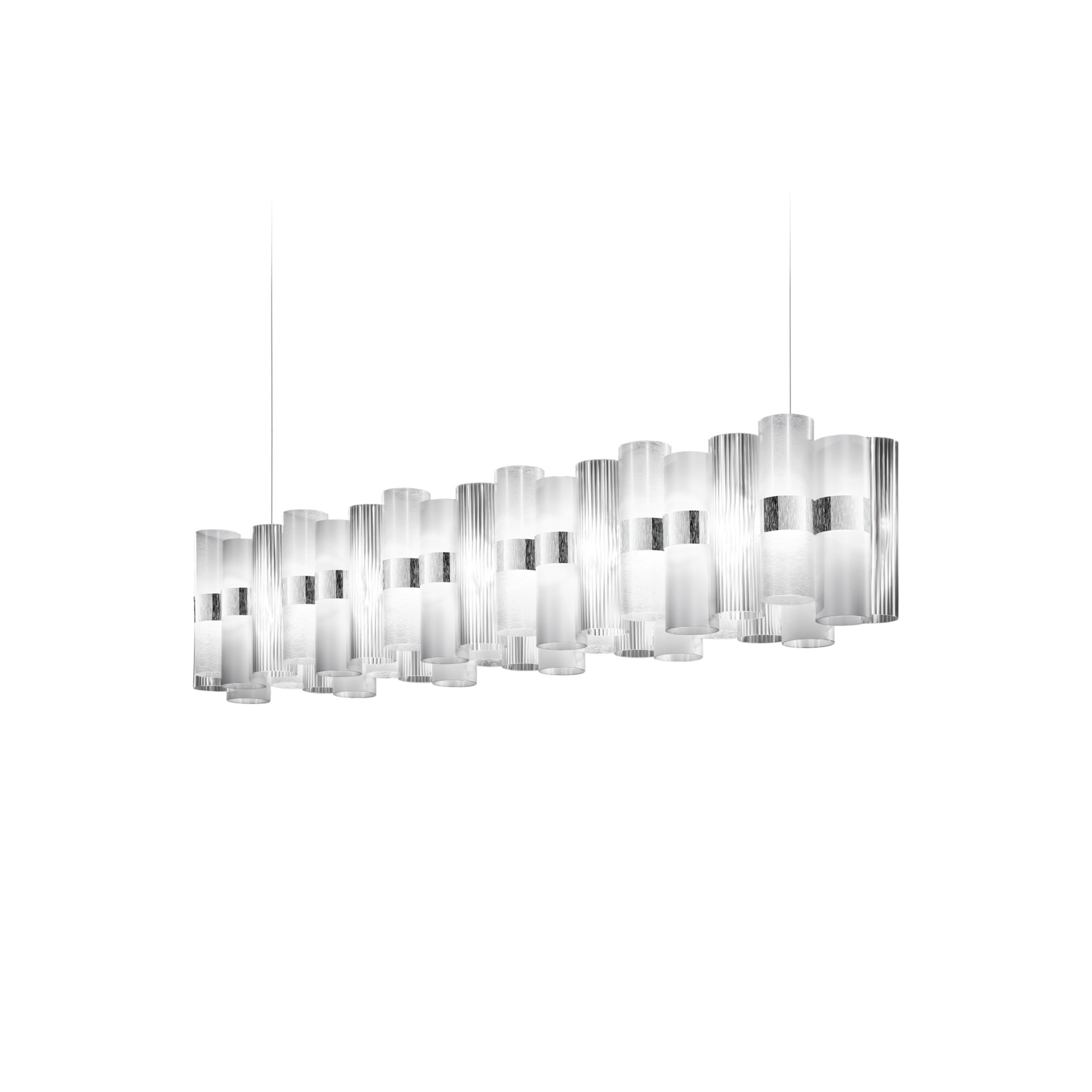LED hanglamp La Lollo, wit, 140 cm - Slamp