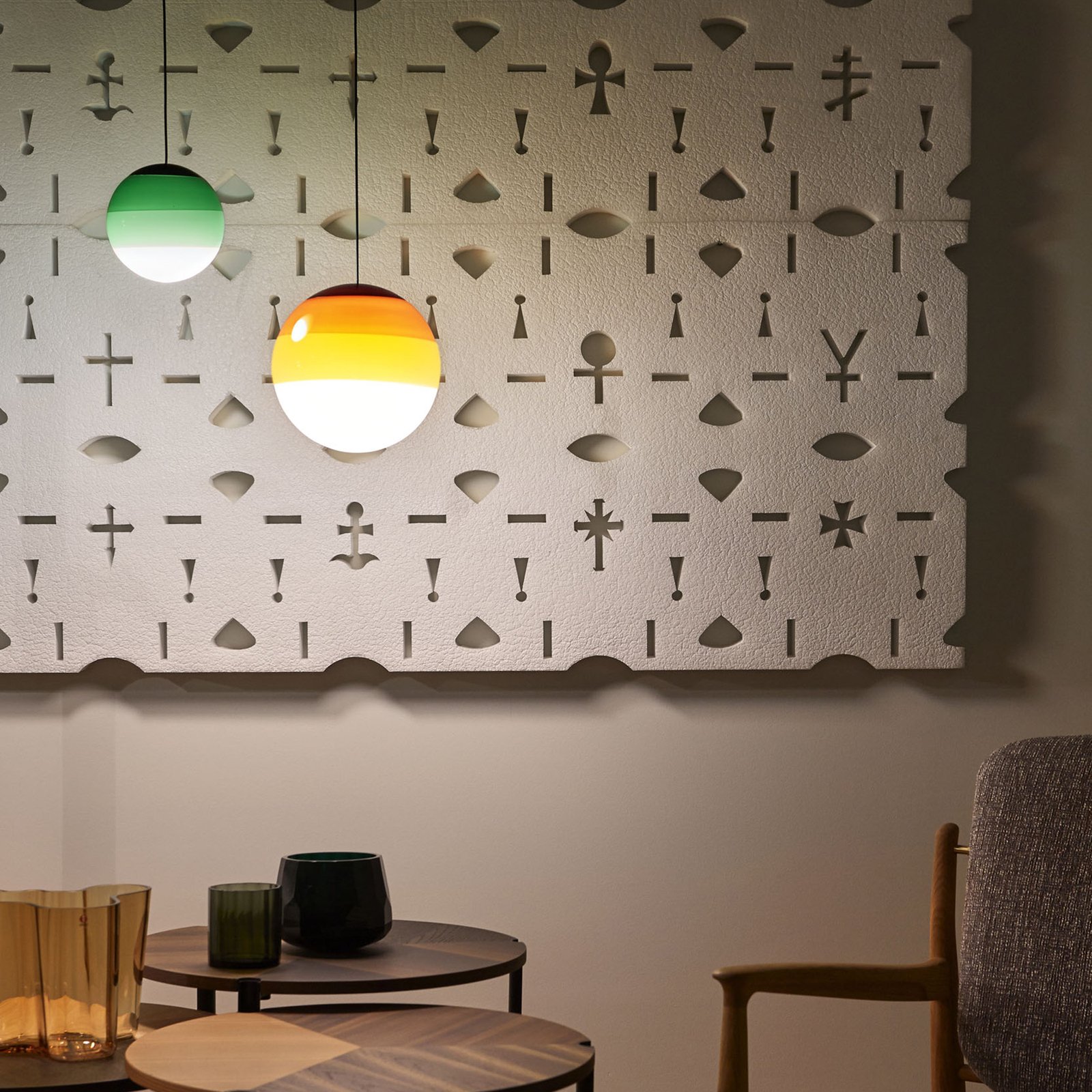 Dipping Light 13 Pendelleucte Amber - Marset