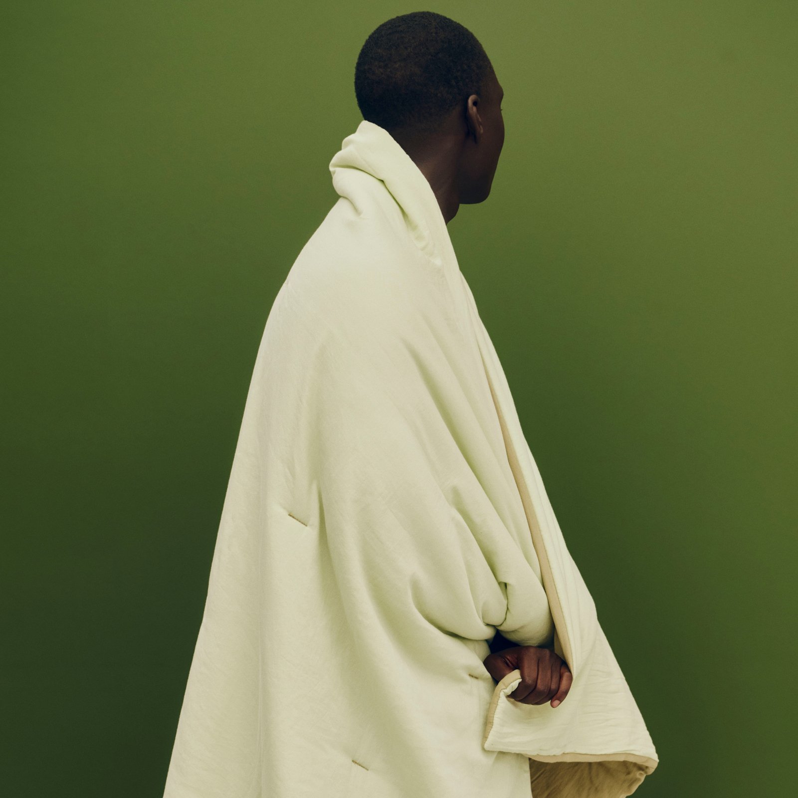 Koc HAY AIR, miętowo-zielony, 200 x 140 cm, bawełna