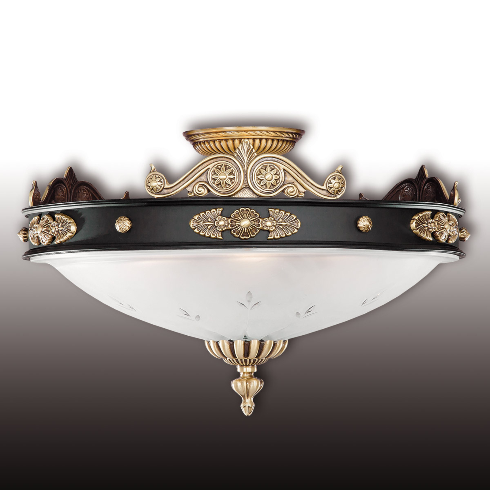 Herrschaftliche Deckenleuchte Tudor | Lampenwelt.at