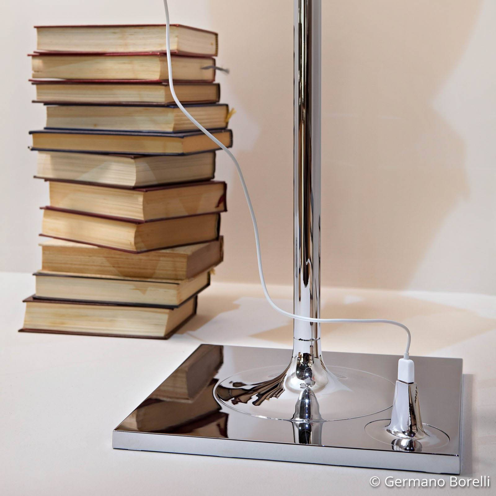 Przezroczysta lampa podłogowa FLOS Bibliotheque Nationale