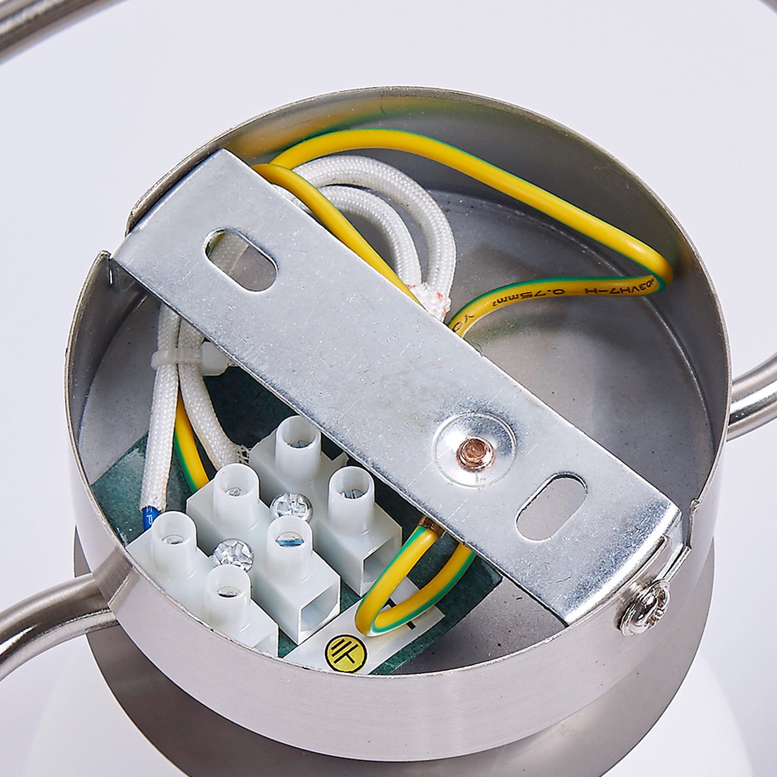 Ciala 3 Stropní Lampa White/Nickel - Lindby