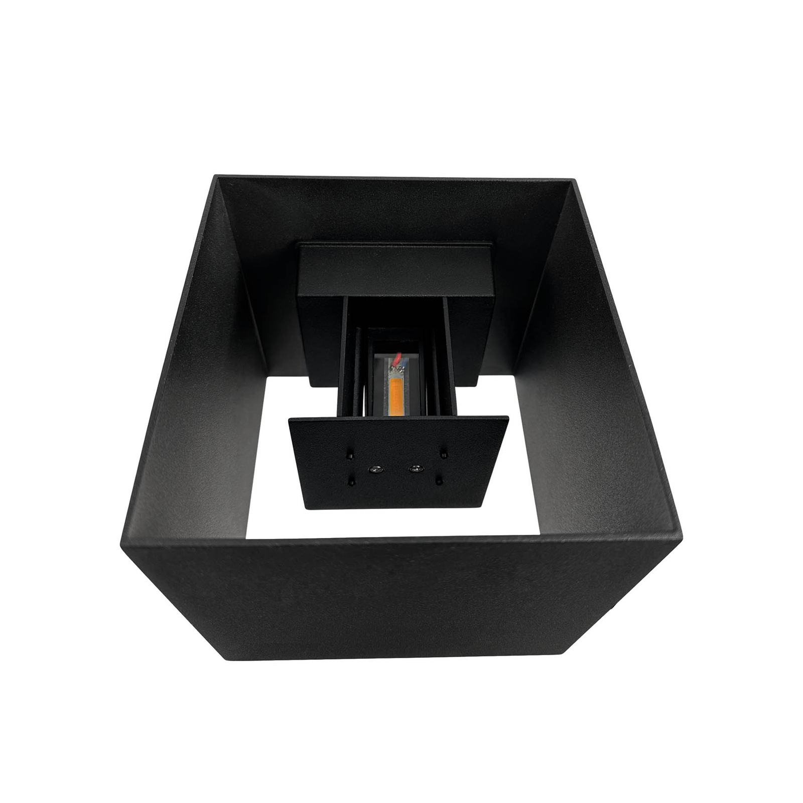 Venus LED Extérieur Applique Murale 15x15 Noir - DybergLarsen