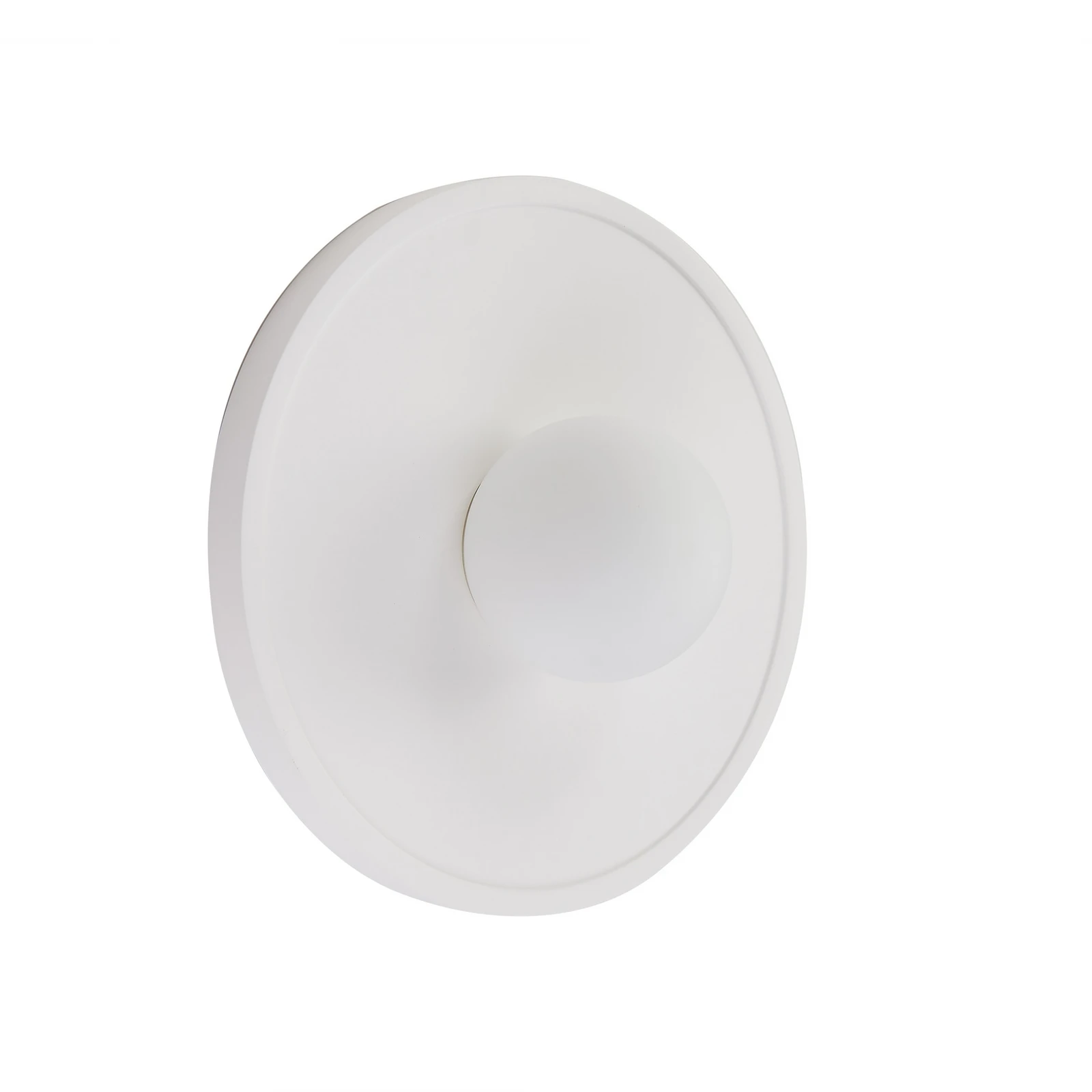 Lindby Nielson fali világítás, fehér, gipsz, Ø 28 cm