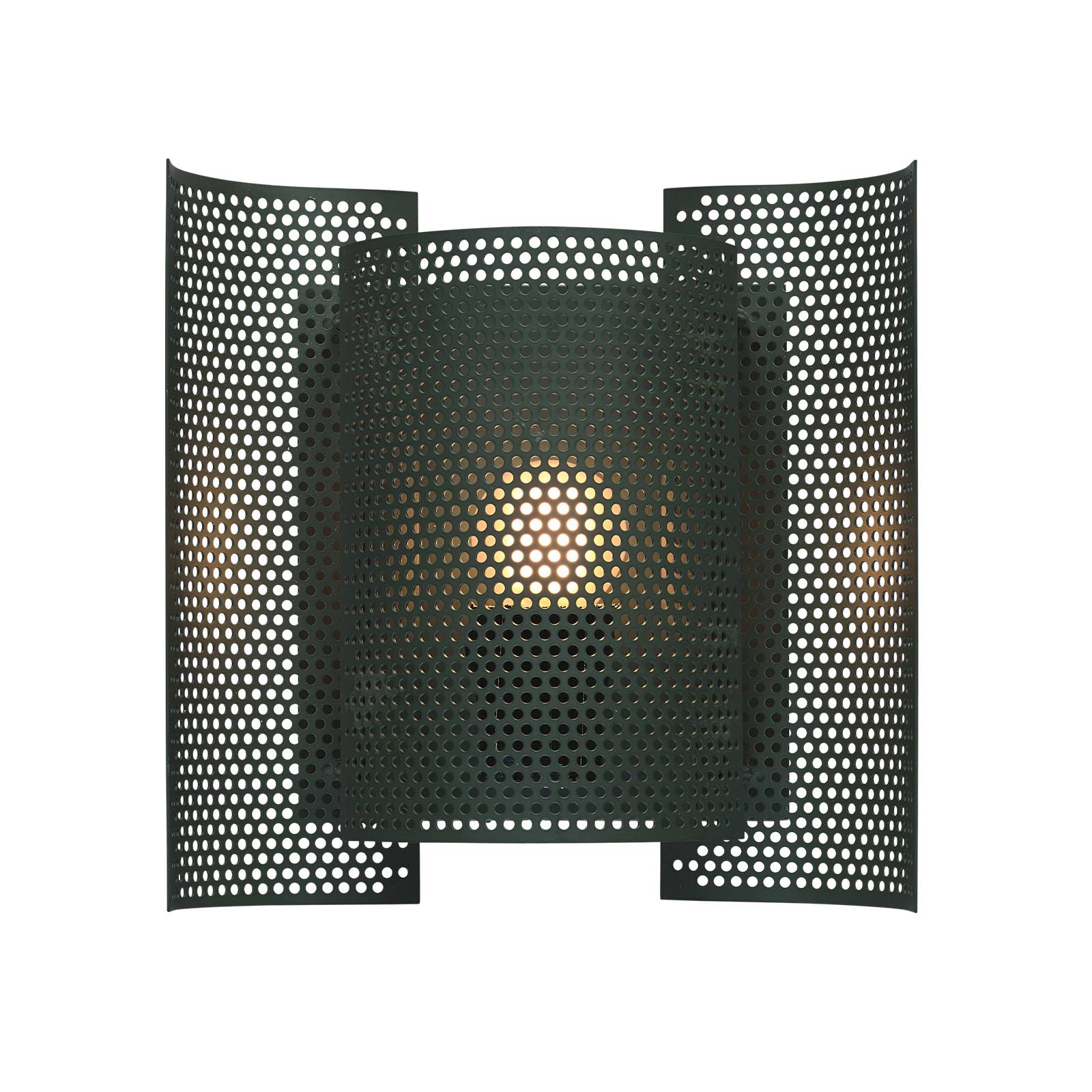 Butterfly perforated Wandlampe dunkelgrün
