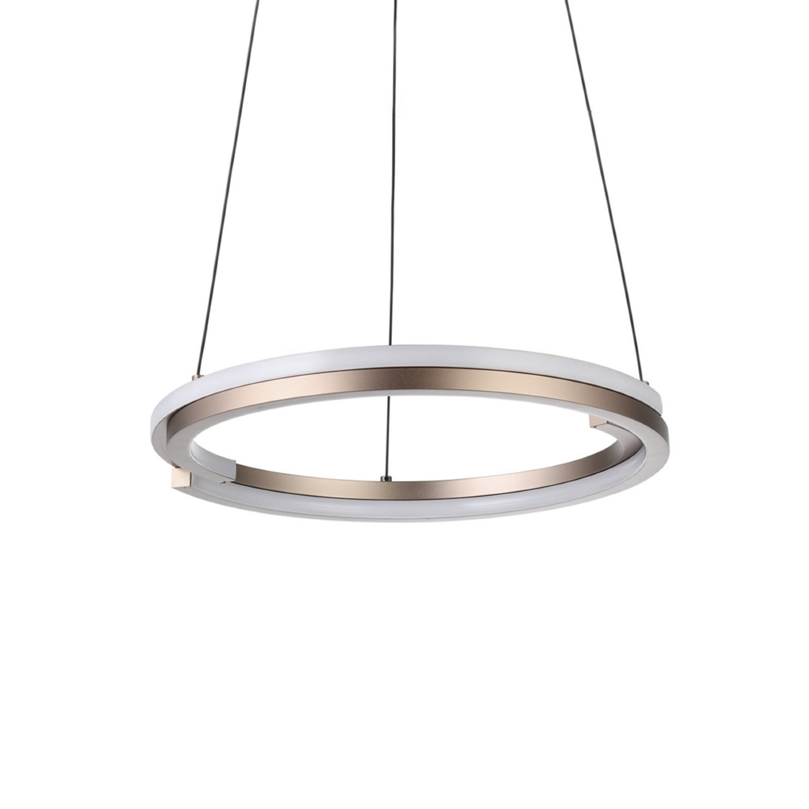 EGLO LED hanglamp MEZZOMONTE, brons, Ø 48 cm, CCT EGLO LED hanglamp MEZZOMONTE, brons, Ø 48 cm, CCT
