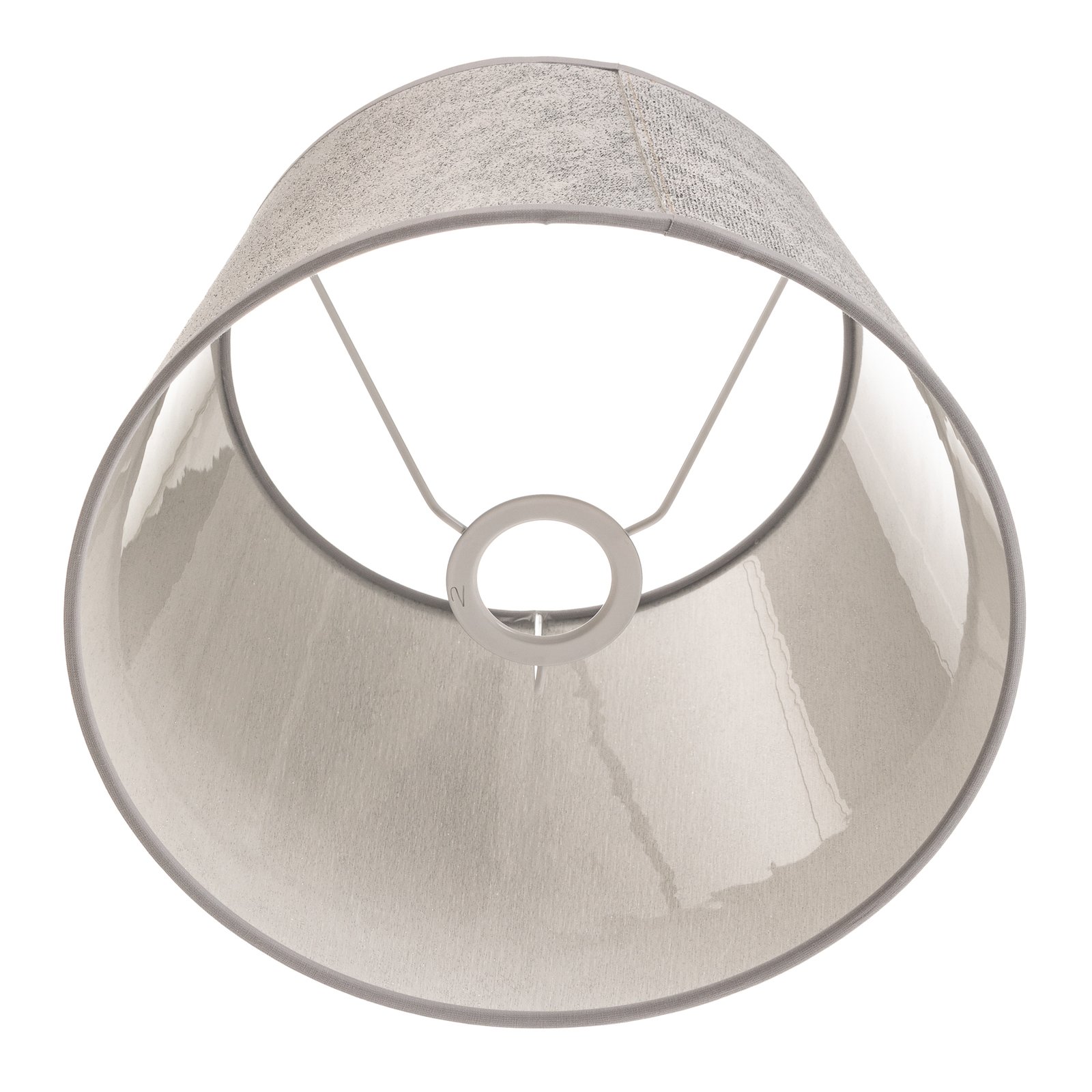 Lampenschirm Cone Höhe 18cm, silber metallisiert