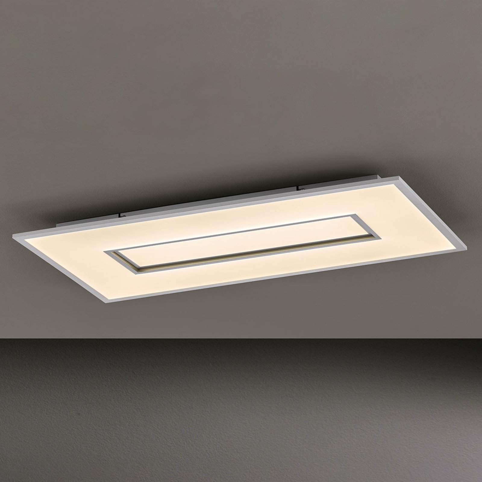 LED-Deckenlampe Tiara Rechteck