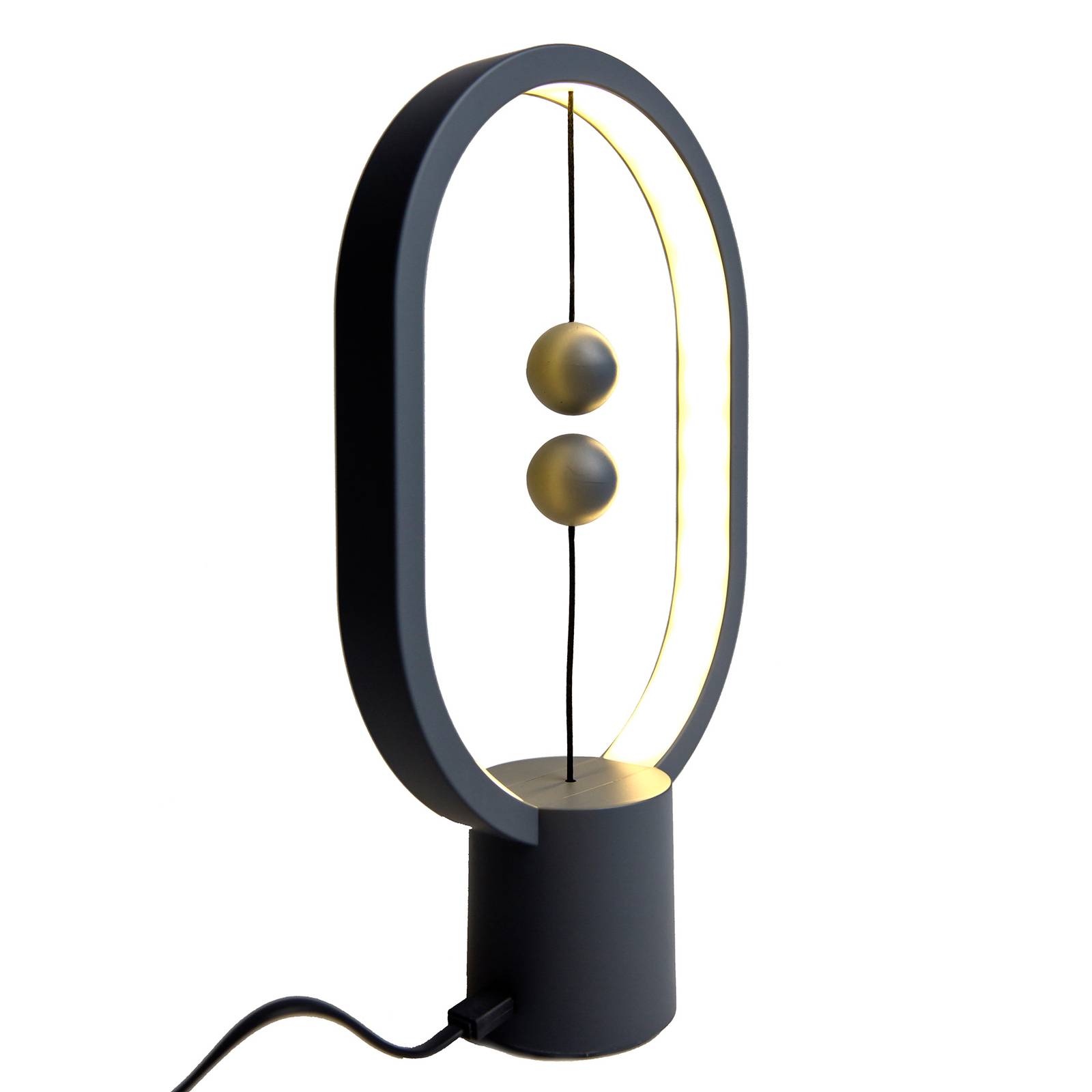 SEGULA Heng Balance Mini asztali lámpa sötétszürke