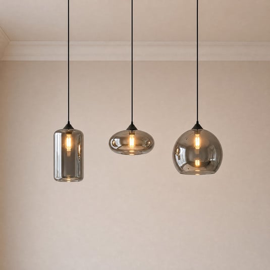 Marla Závěsná Lampa Smoke - Lindby