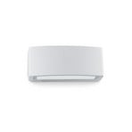 Ideal Lux Andromeda outdoor wall lamp, grey, width 22 cm, aluminium