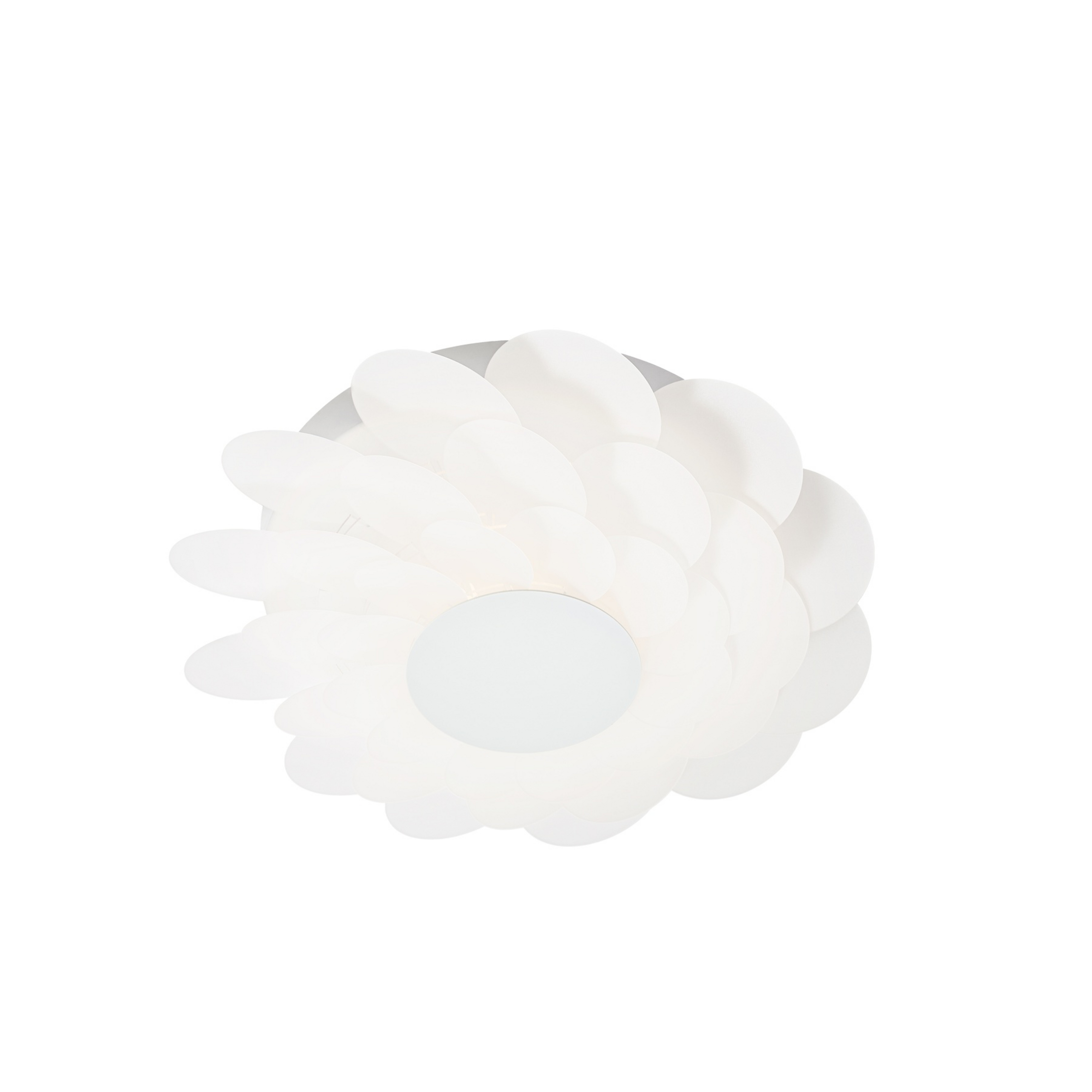 Applique a LED Bloem, bianca, Ø 40 cm, dimmerabile in 3 livelli, plastica -