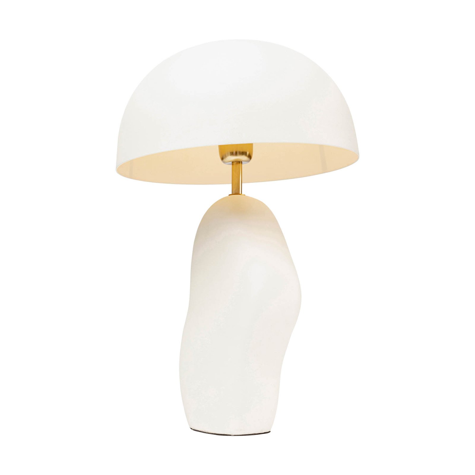 KARE Lampe à poser Nube, blanc, acier émaillé, hauteur 27 cm