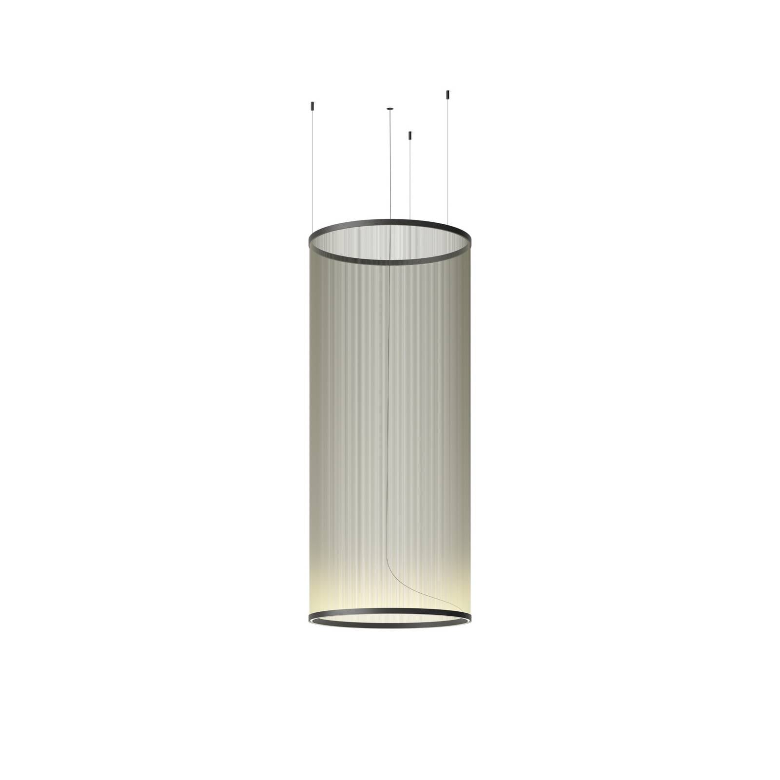 Vibia LED-hänglampa ARRAY grön 193 x 83 cm cylinder 927 dimbar