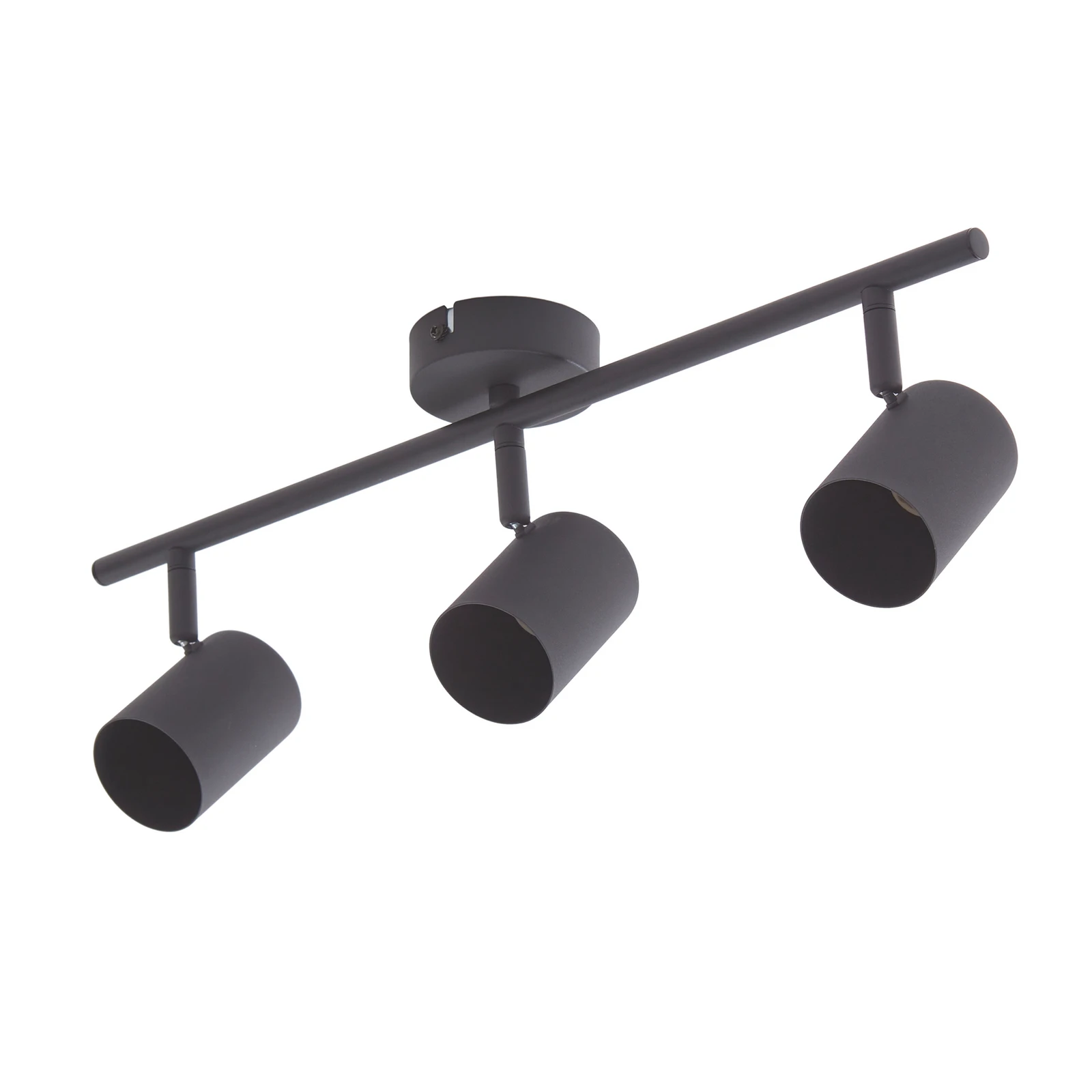 Lindby spot pour plafond Jorell, noir, 51 cm, 3 lampes, GU10