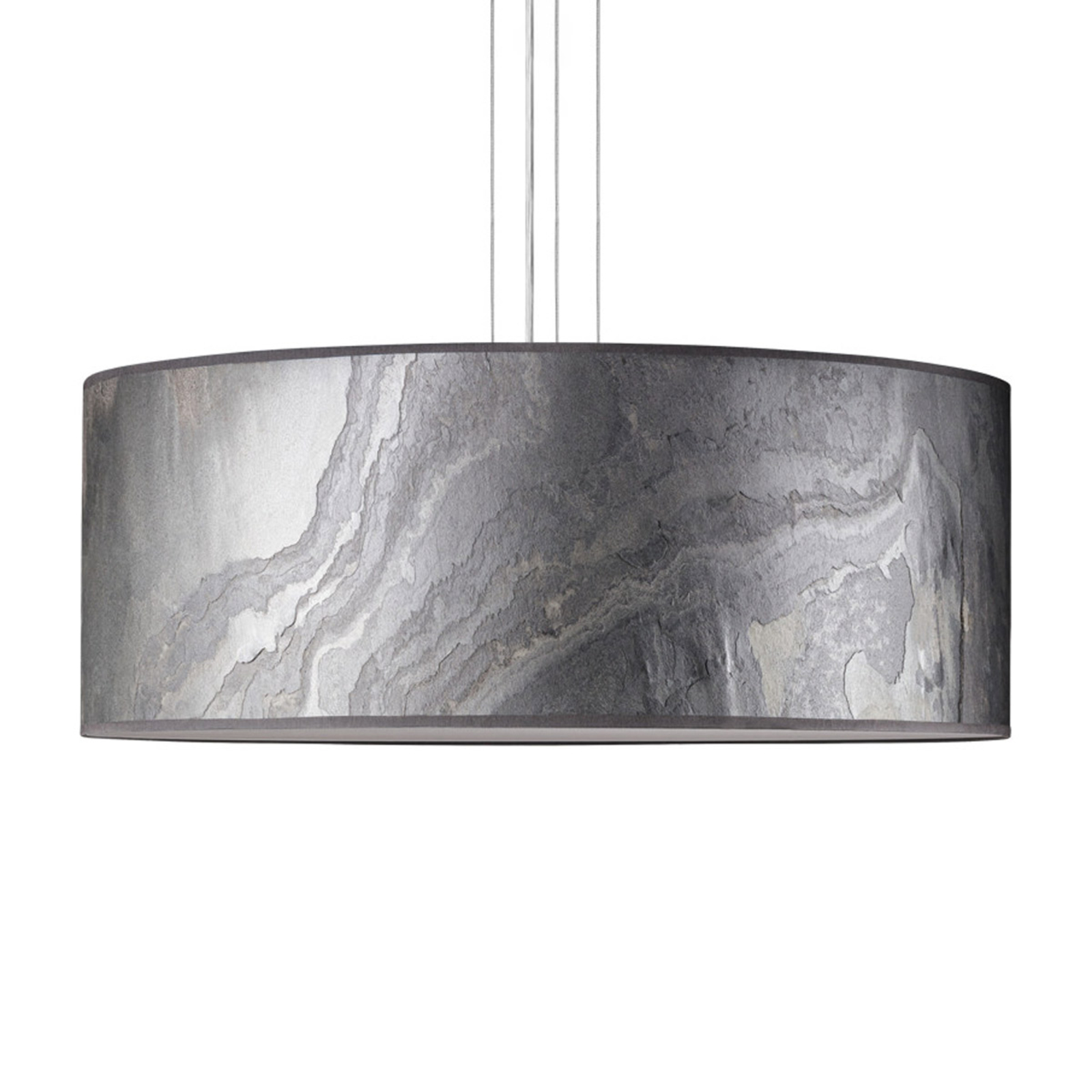 LeuchtNatur Discus hanging light 50cm slate grey