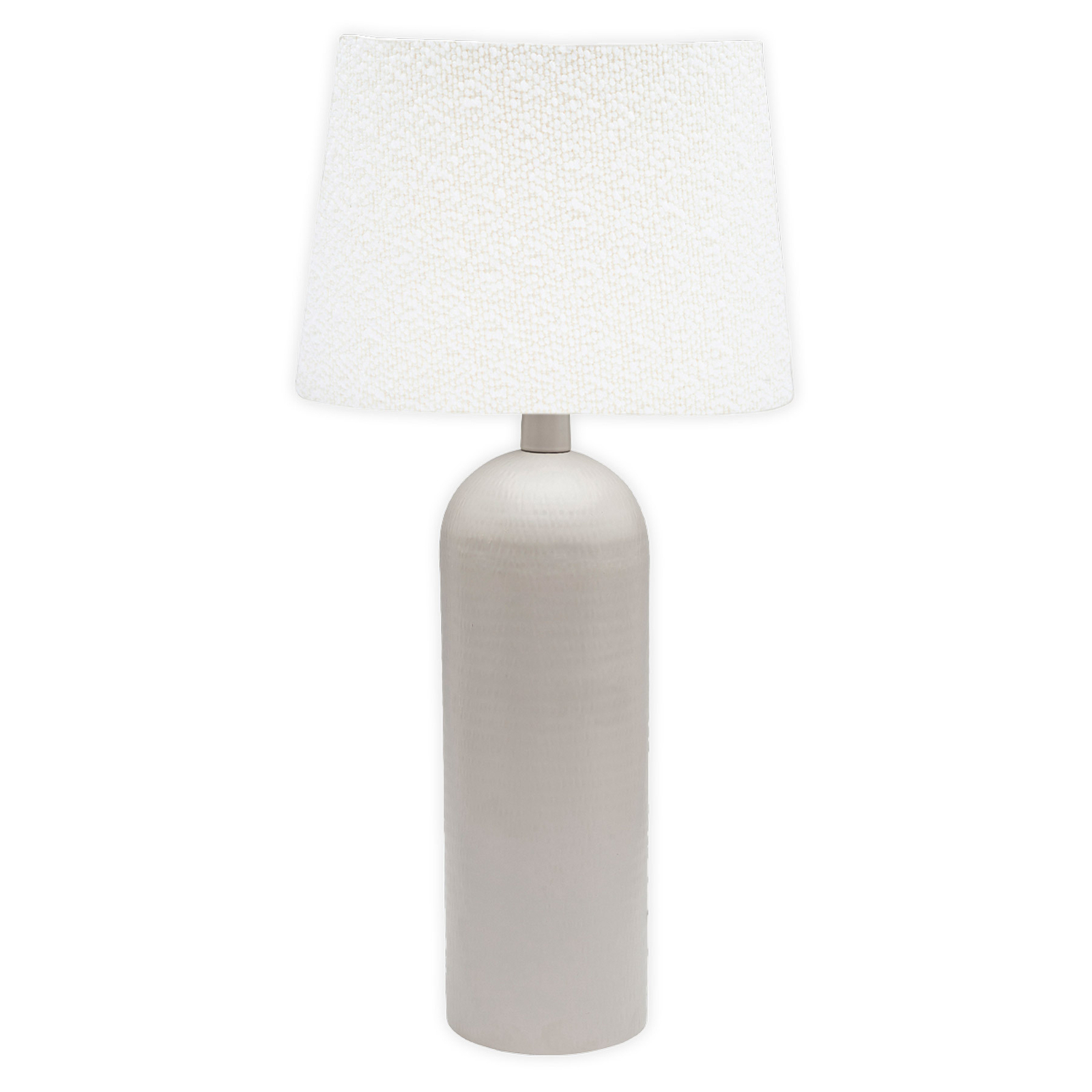 PR Home Riley -pöytälamppu valkoinen/beige, K 54cm