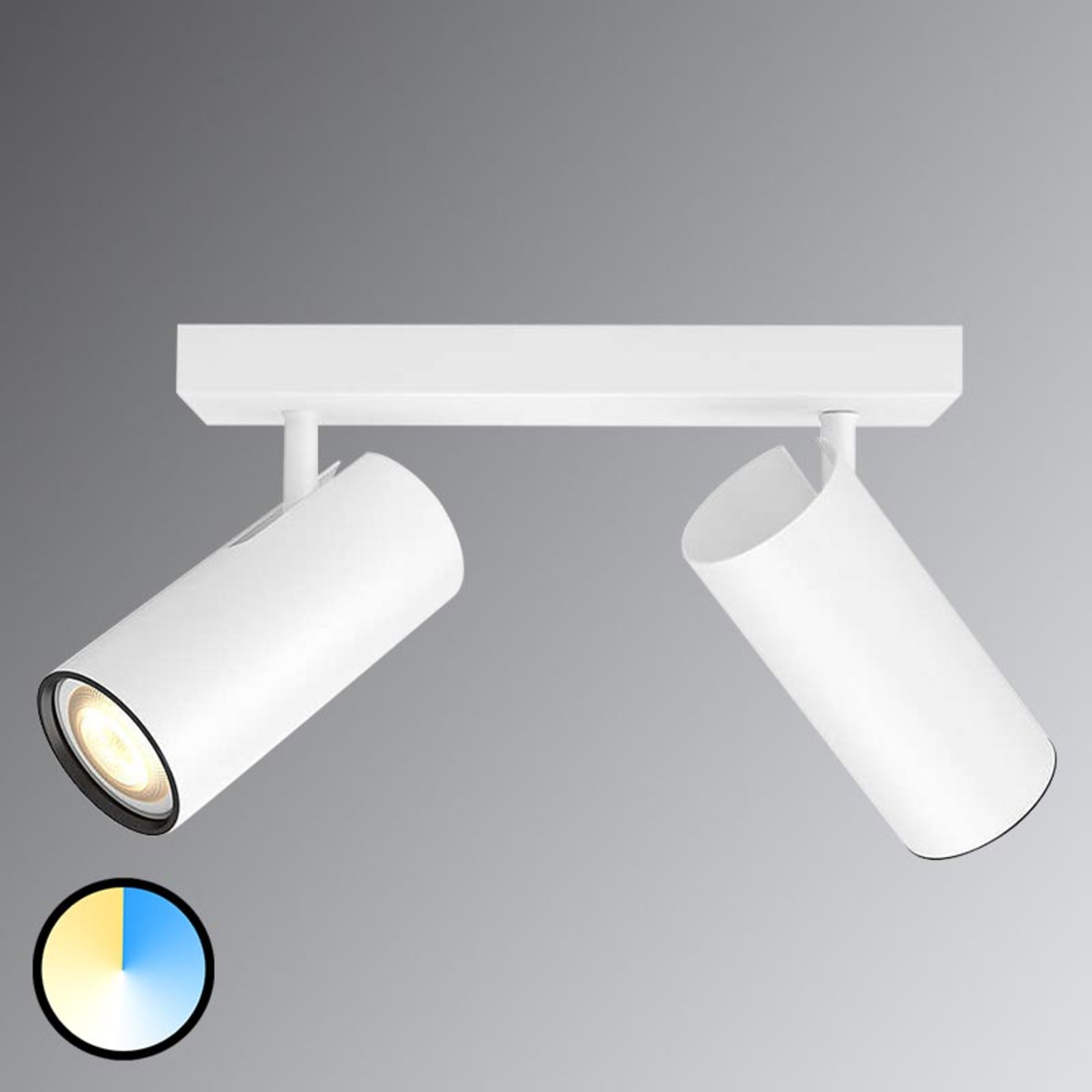 Philips Hue Buratto LED spot hvit 2 lysk. dimmer Philips Hue Buratto LED spot hvit 1 l lysk. dimmer