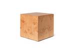 Burl Cube Postranní Stolek Natural - ferm LIVING