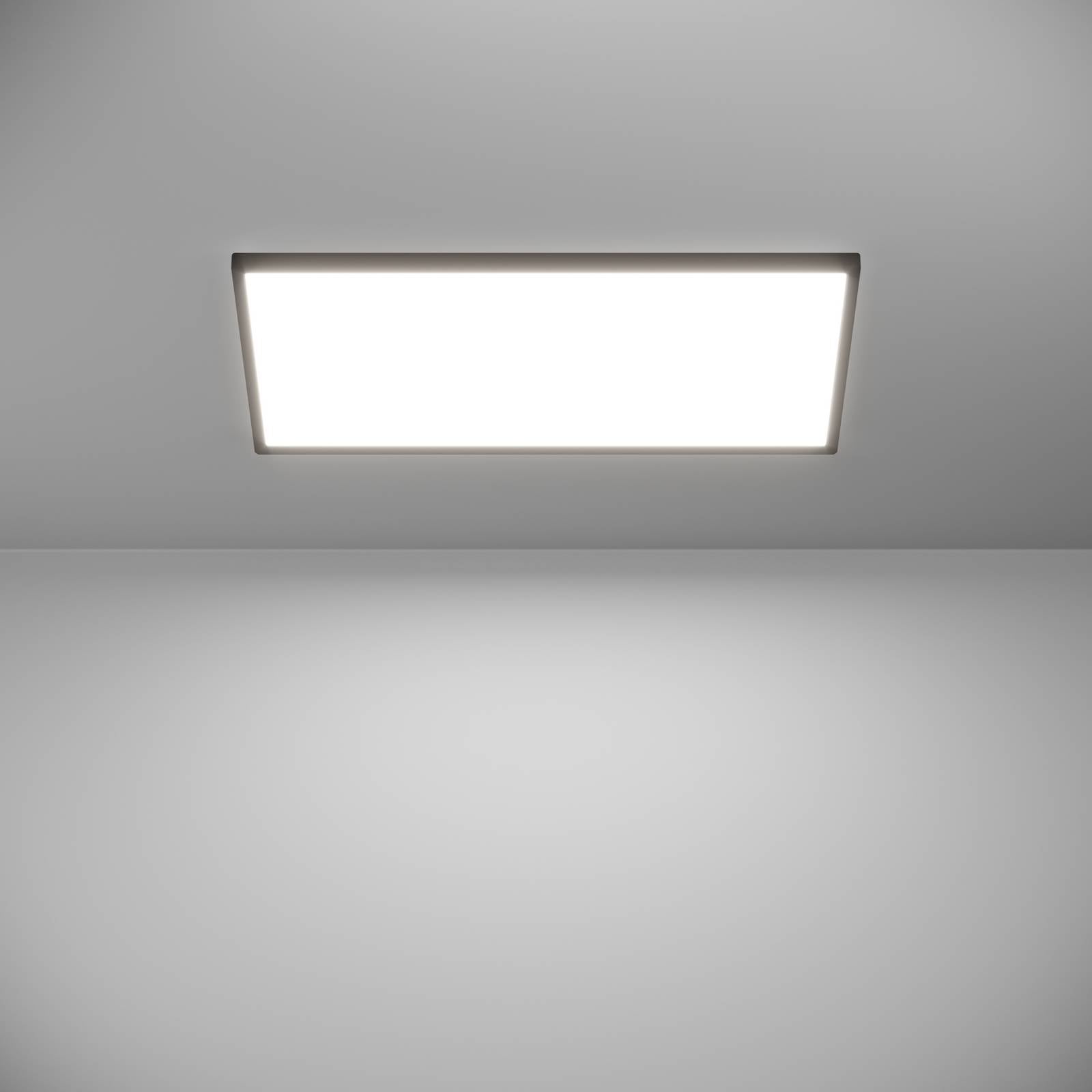 EGLO connect lampa sufitowa LED Rovito-Z, czarna, 57 x 30 cm