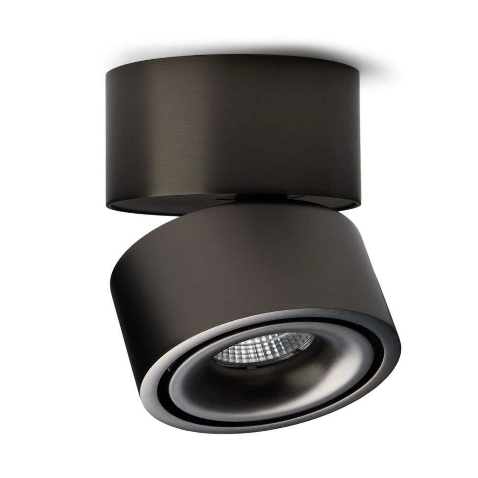 Easy W100 LED Påbygningsspot 2700K Titanium ANTIDARK - Stue - Aluminium billede