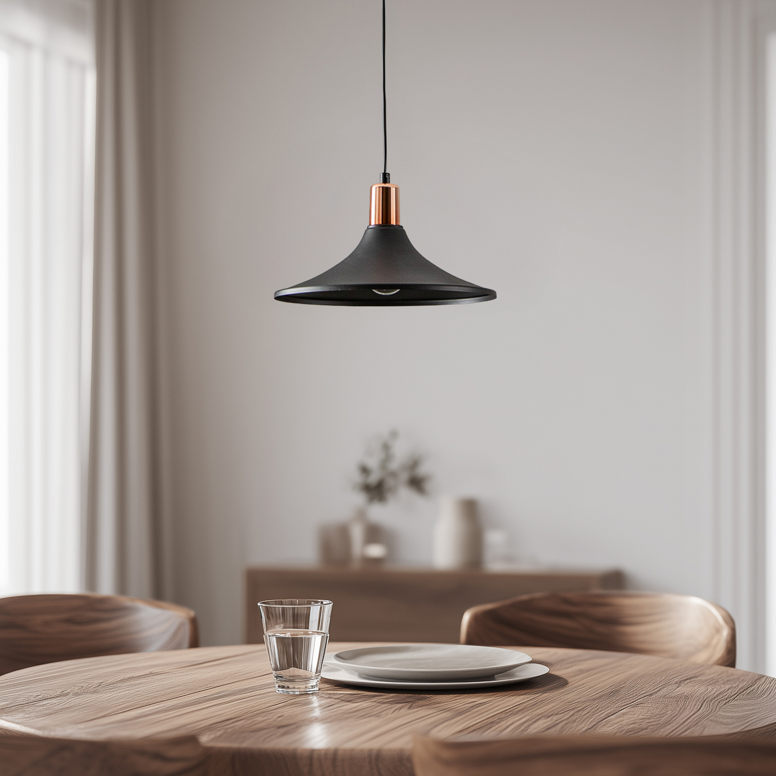 Suspension AV-4106-M28-BSY, noir