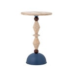 Table d'appoint Mannelli, bleu/bois clair, 49 cm - Bloomingville
