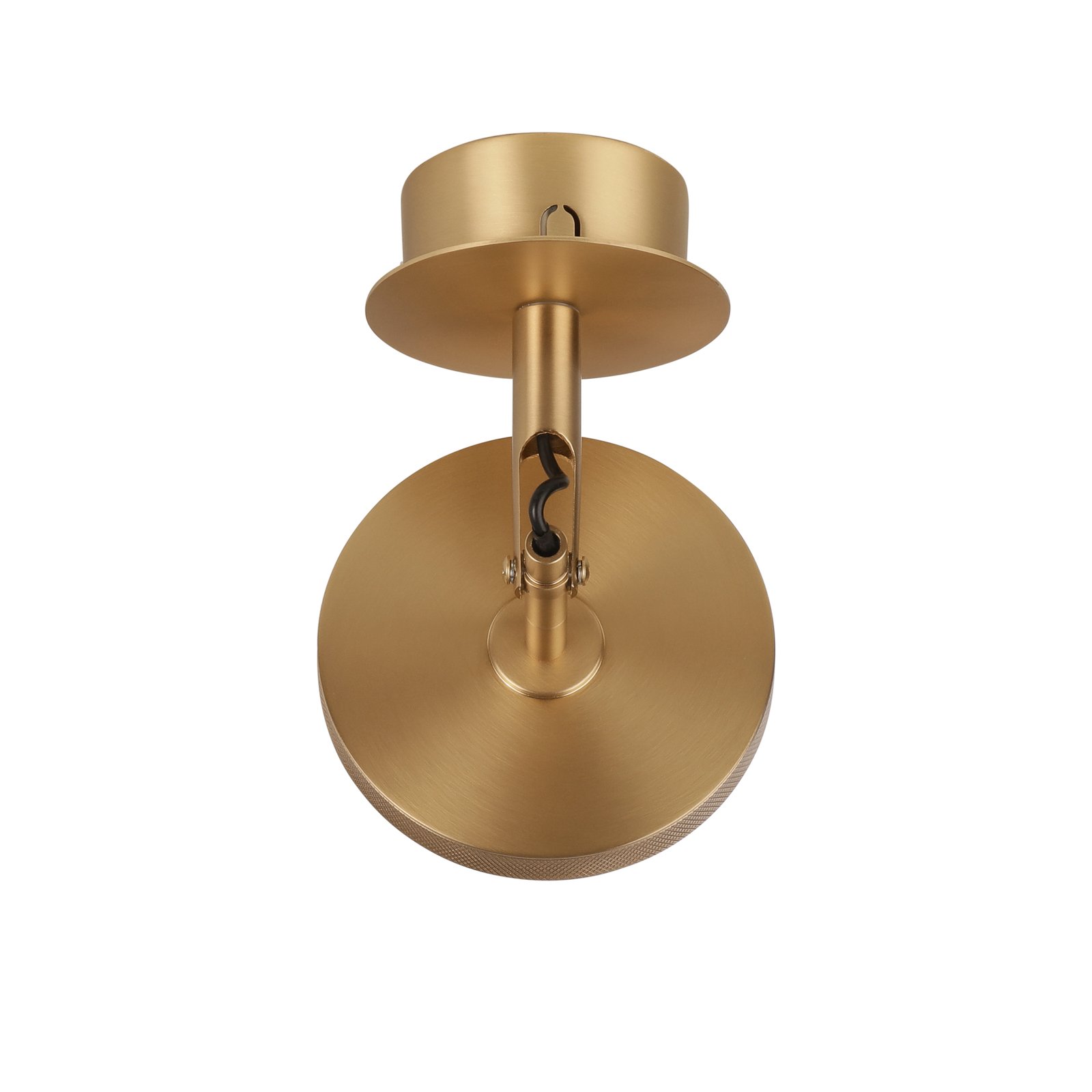 UMAGE LED spotlight Asteria Spot, Ø 12 cm, brass-plated