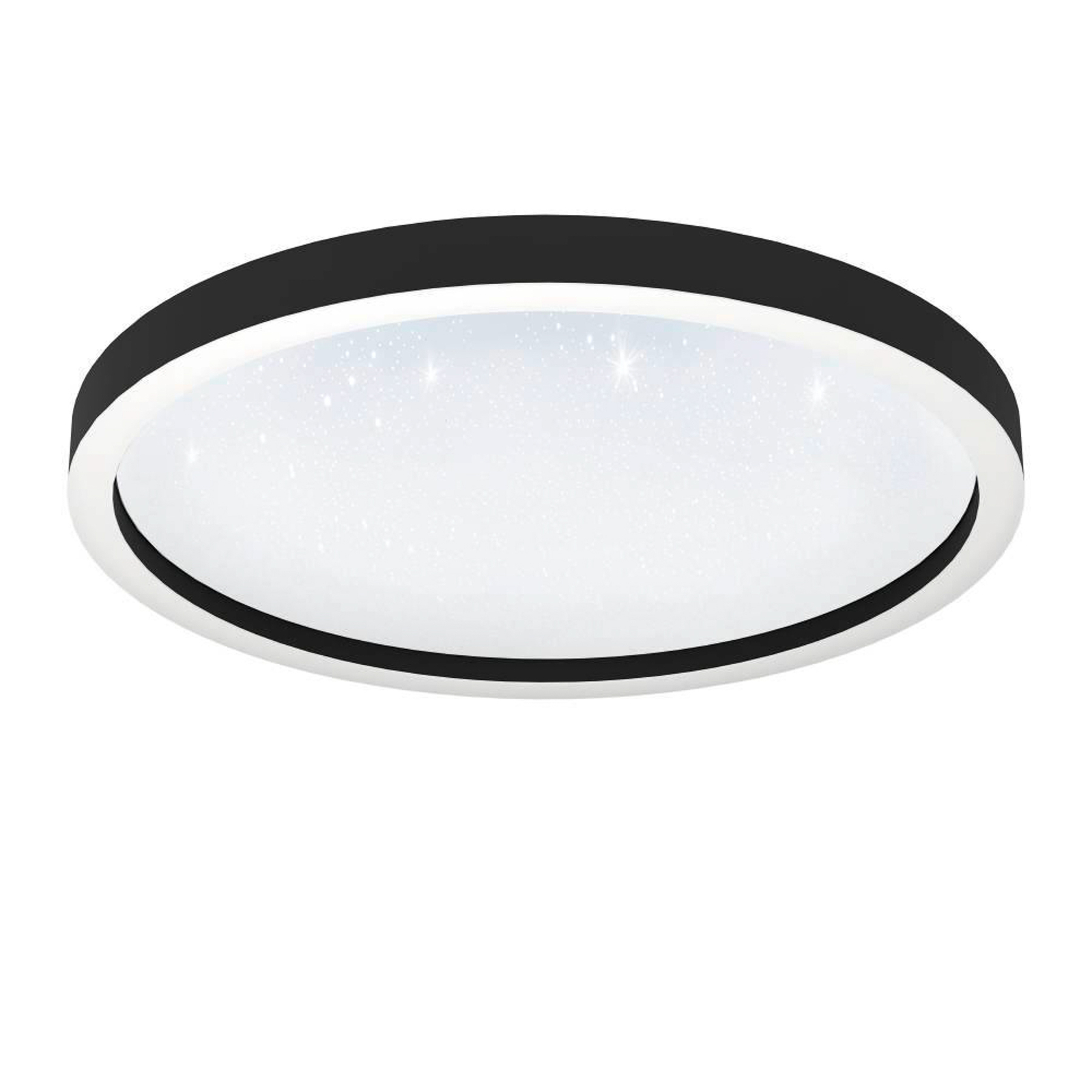 EGLO connect Montemorelos-Z, RGBW, schwarz, Ø57cm