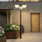 Lucande Toras LED kültéri világítás, fekete, 3 izzós, CCT-dimmelhető