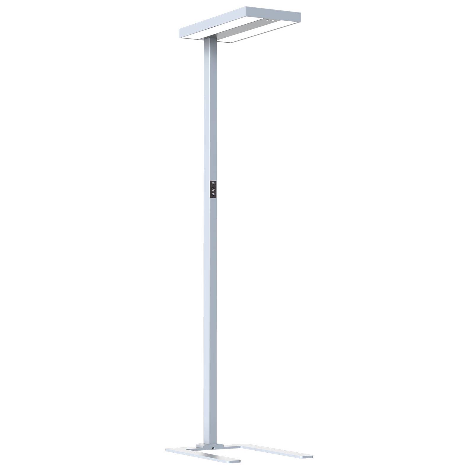 Arcchio Bertram LED office floor lamp sensor 4000K, for Workroom / Office, aluminium, plastic, 100 W, energy efficiency: A+, L: 61 cm, W: 28 cm, H: 198.6 cm