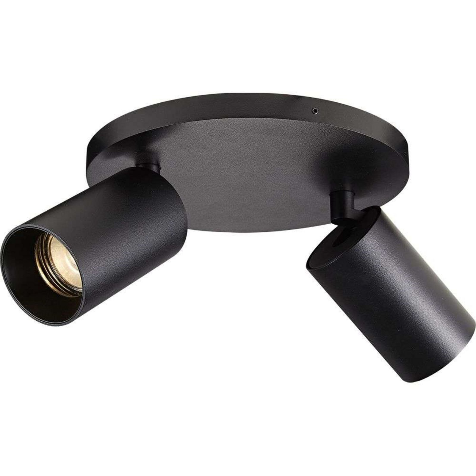 SpotOn Circle2 Applique da Parete/Soffitto Nero - Antidark