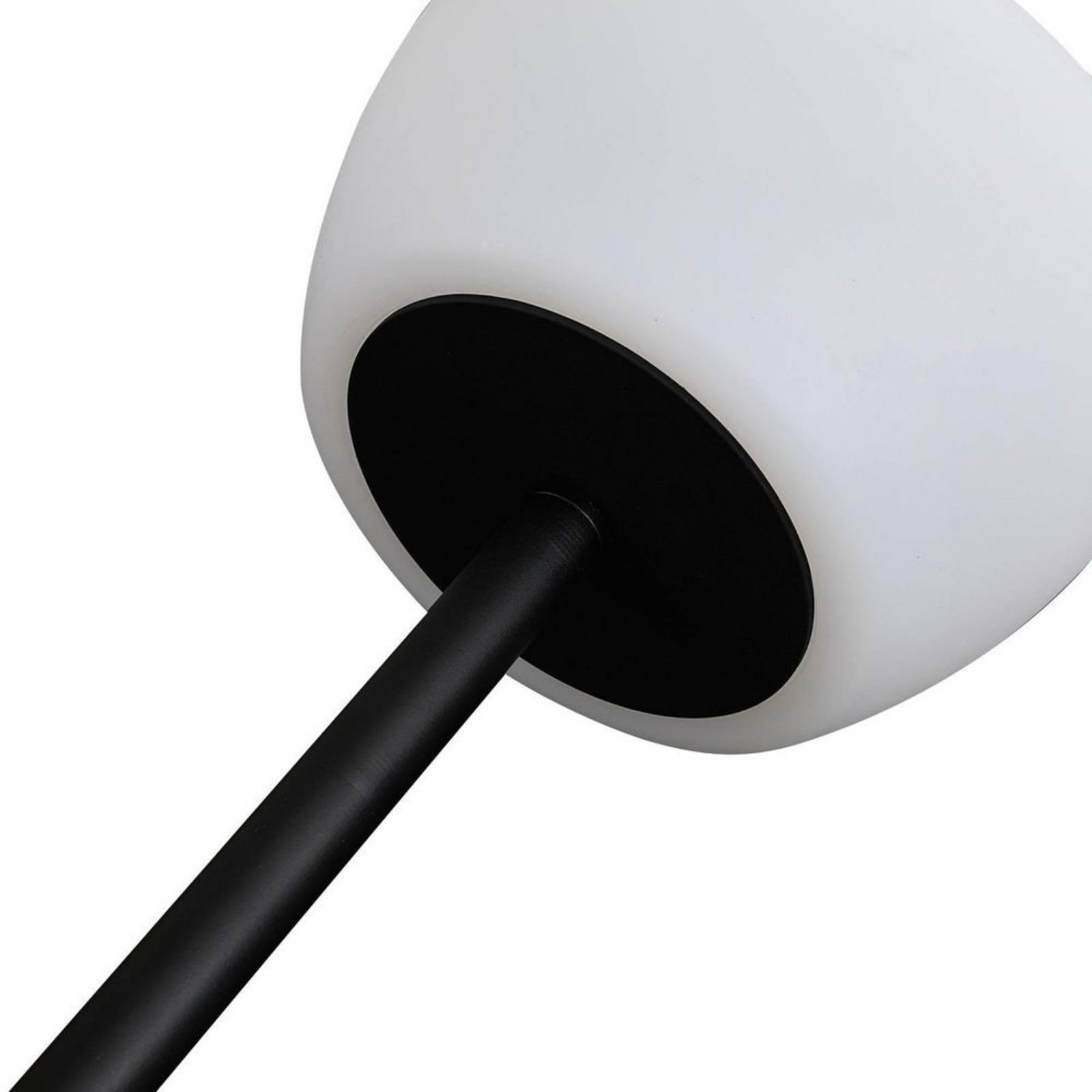 Heribio LED de Exterior Lampadar H153 Negru - Lucande