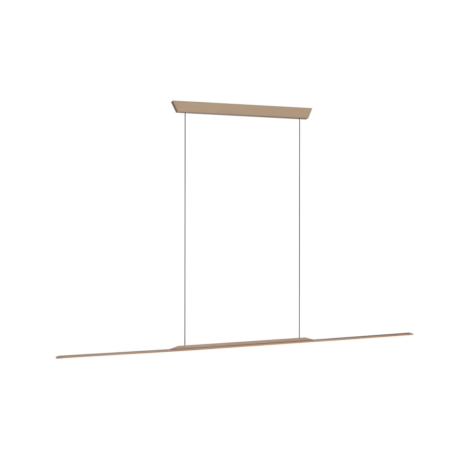 LED-visoka svetilka PURE Surface, bronasta, 125 cm, aluminij, 3.000 K