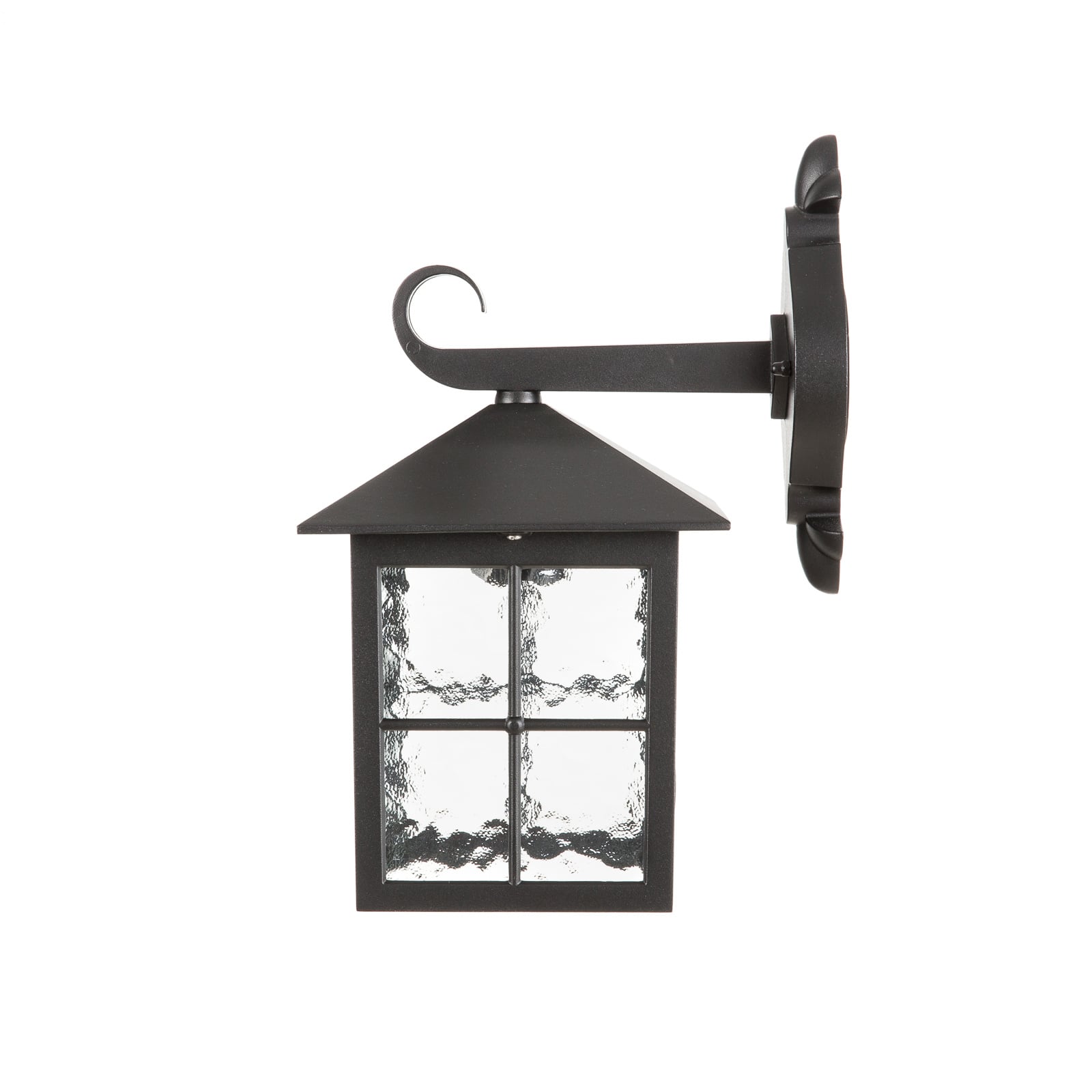 Applique d'extérieur Winchester BL18, noir/transparent, IP43 - Elstead