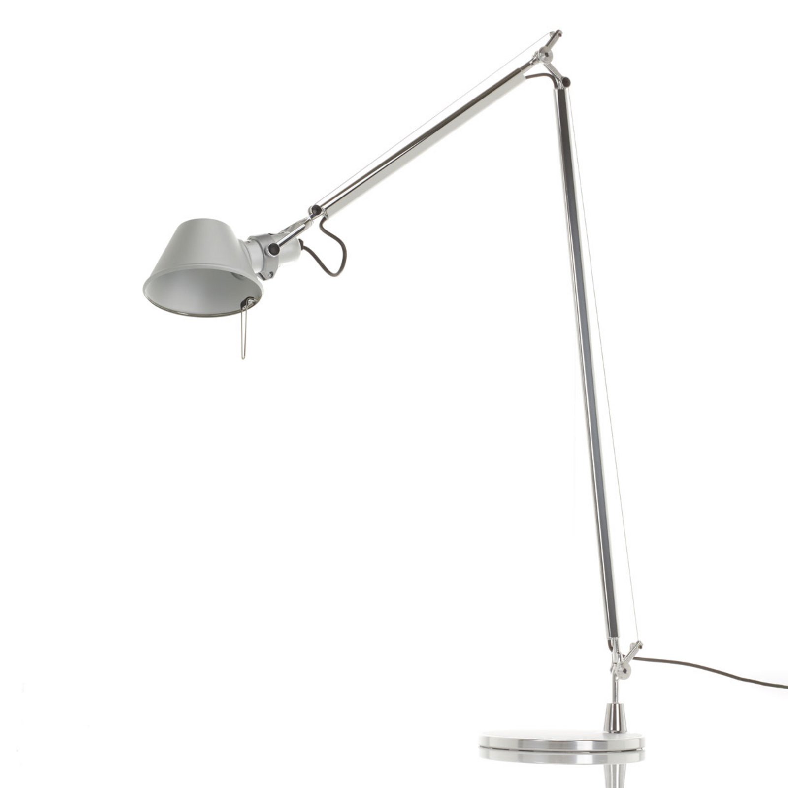 Tolomeo Reading Floor Lamp Aluminium - Artemide