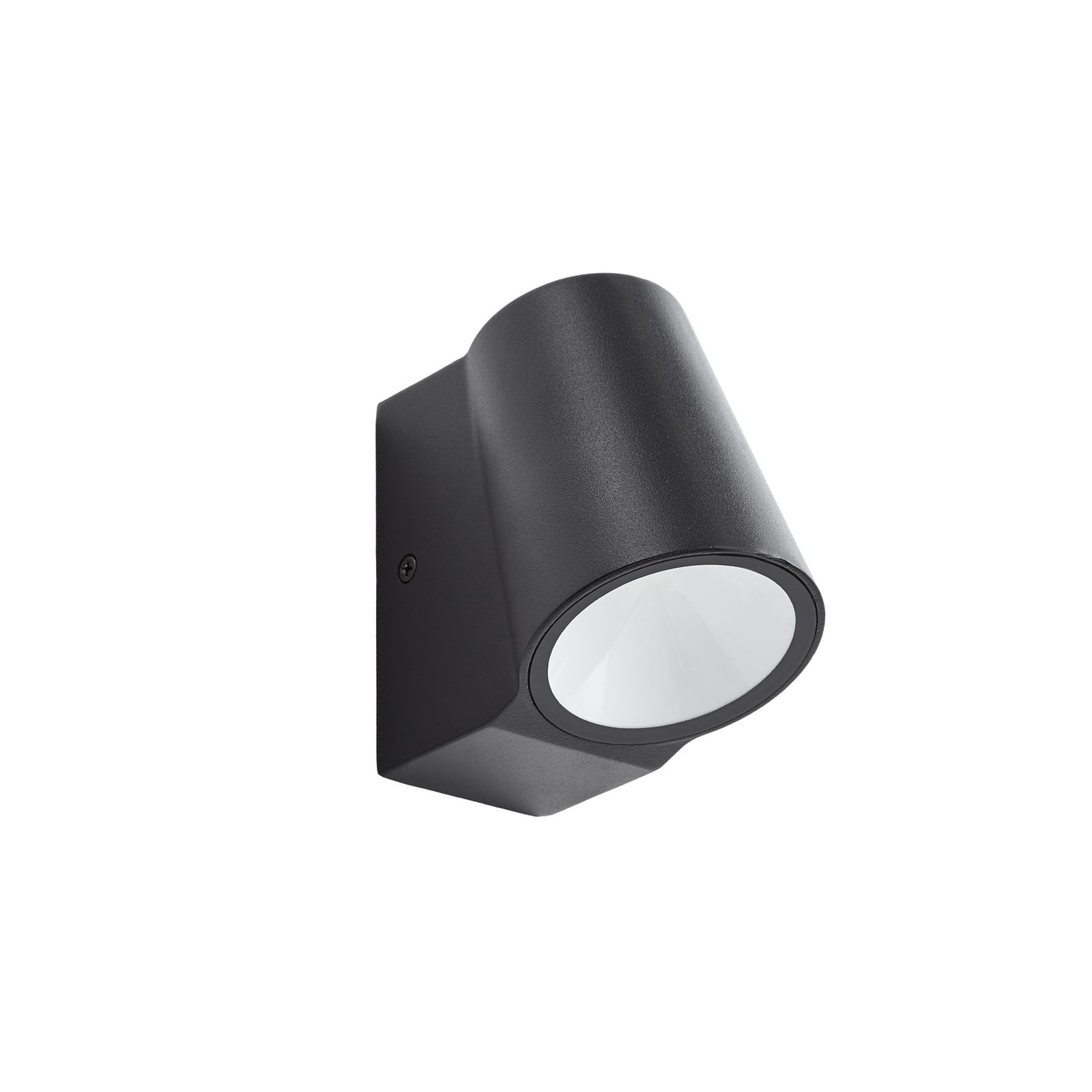 Illuvia LED-ulkoseinävalaisin, IP54, mattamusta, metalli - Lindby